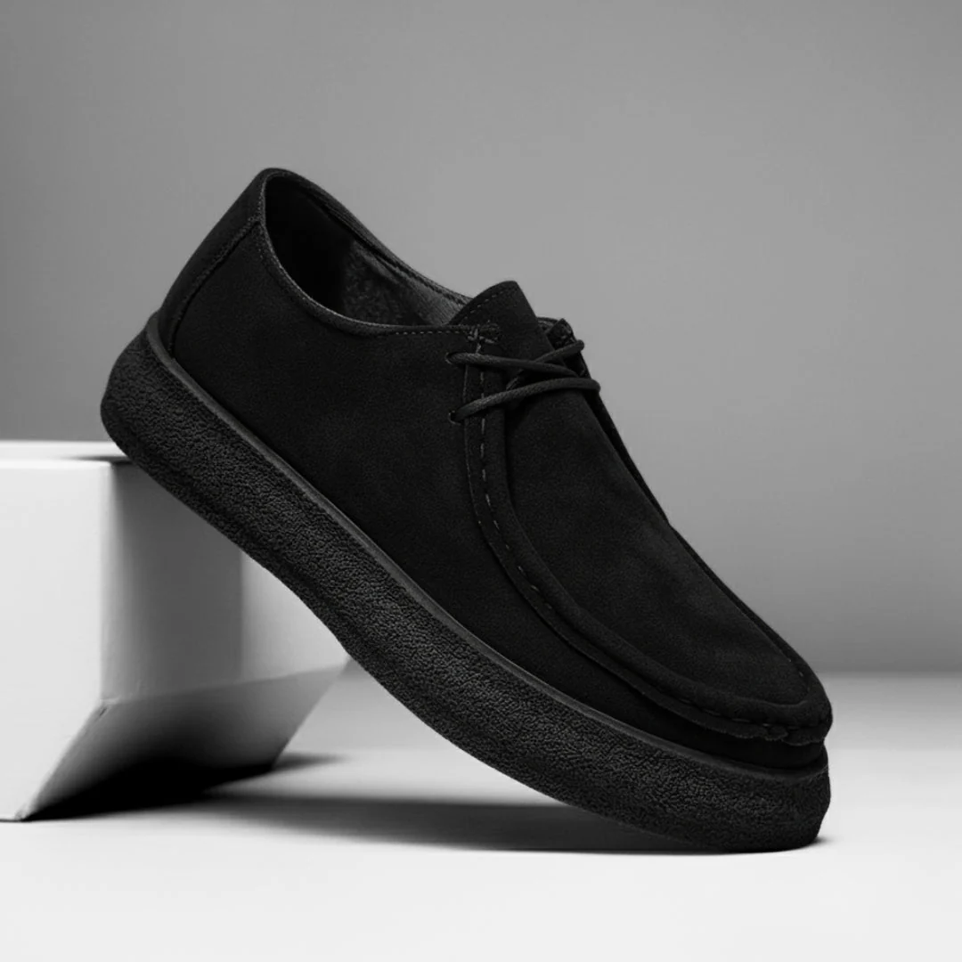 FLANCO VELANO - Daim Noir Confortable - Image 5