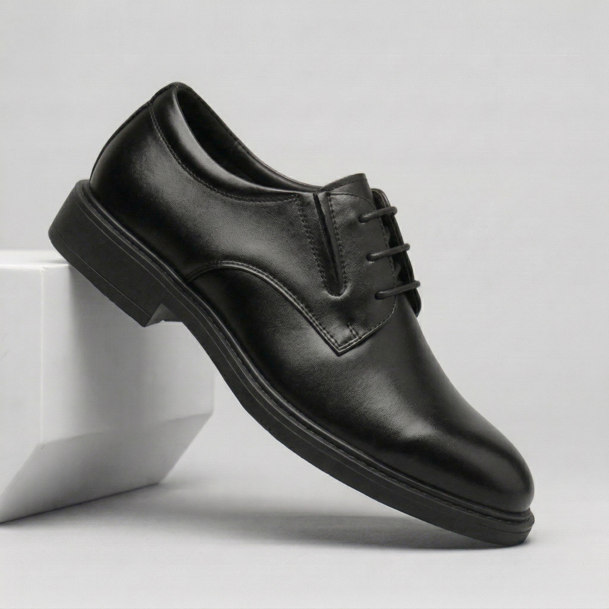 Chaussure Noir en Cuir Tres Confortable 100% Cuir - Image 5