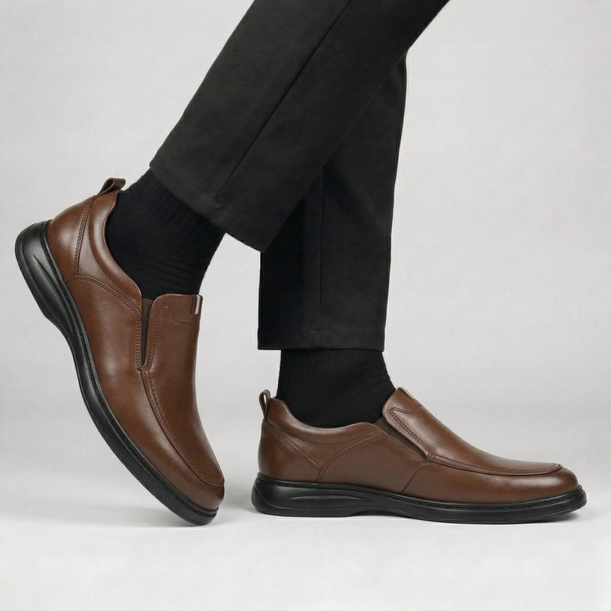 Chaussure Marron de Luxe Confortable 100% Cuir - Image 3