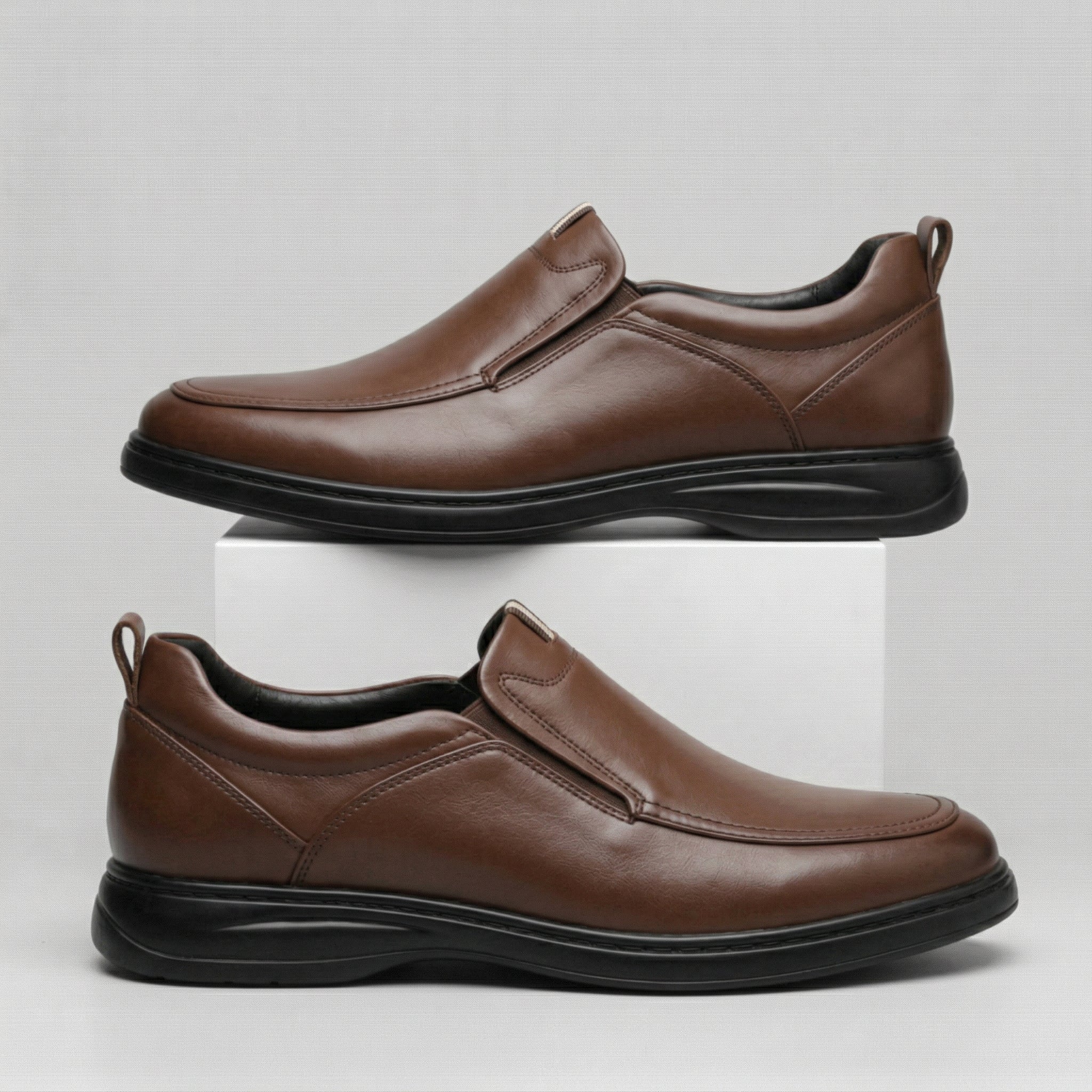Chaussure Marron de Luxe Confortable 100% Cuir - Image 6
