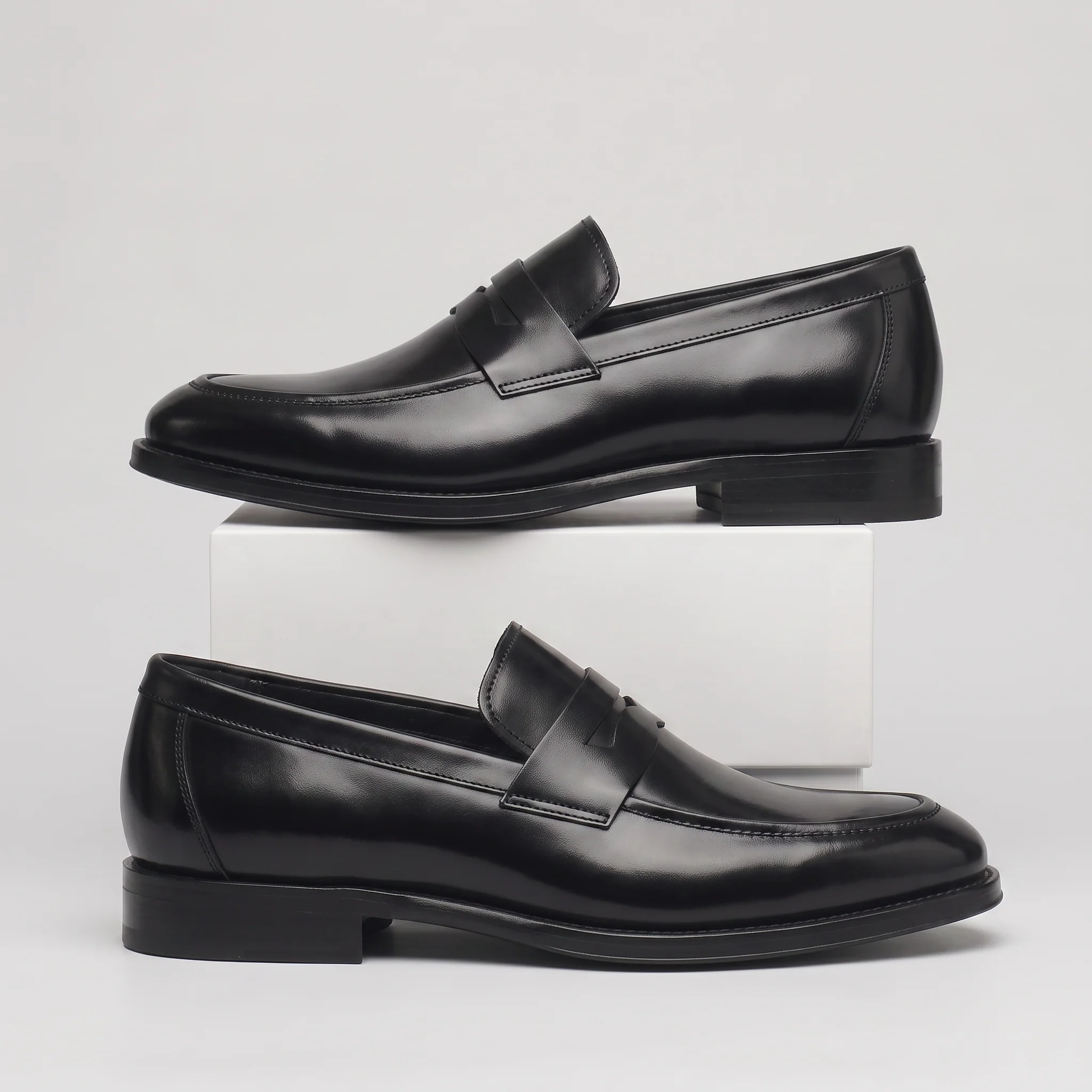 Chaussure Noir de Luxe Confortable 100% Cuir - Image 6