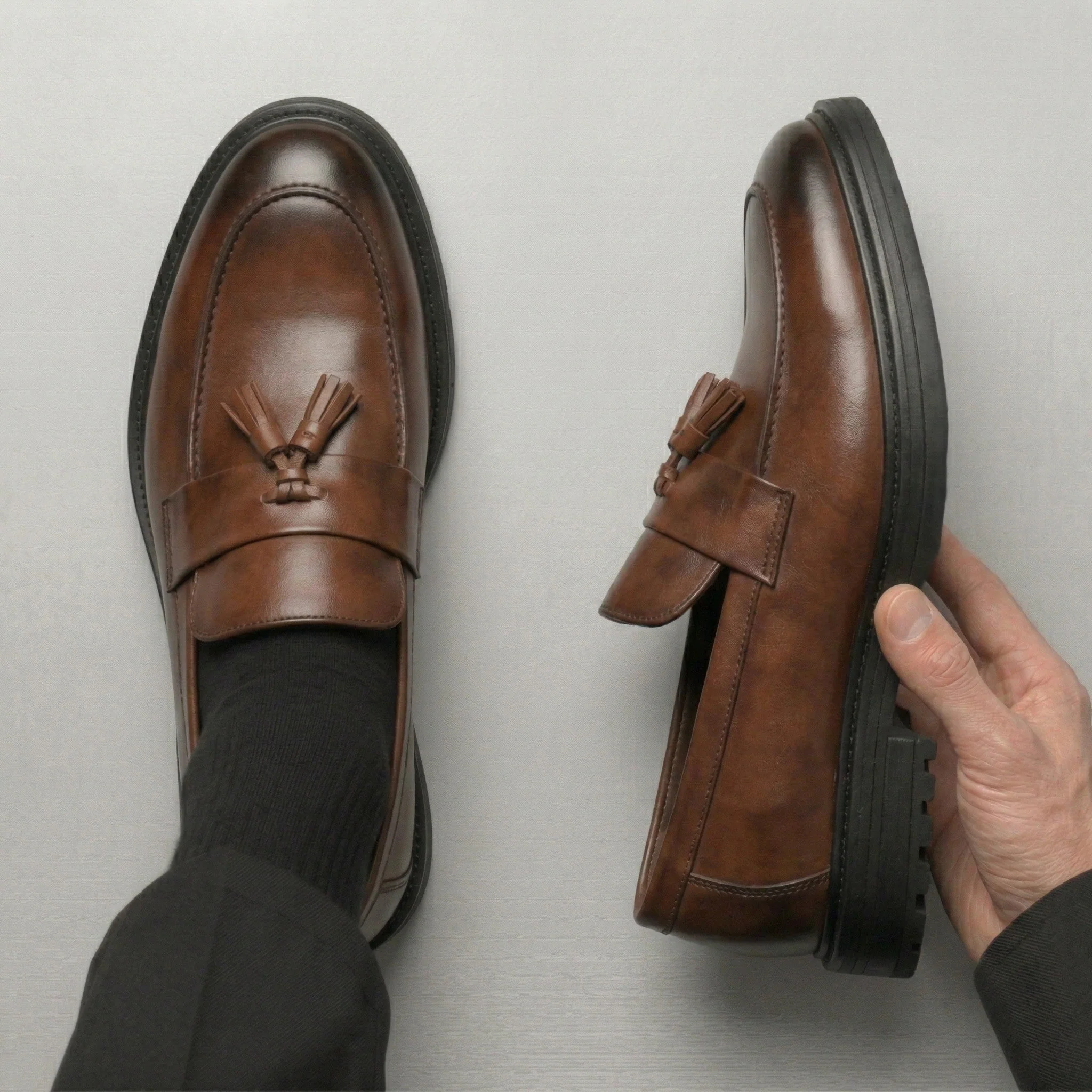 Chaussure Marron de Luxe Tres Confortable 100% Cuir - Image 3
