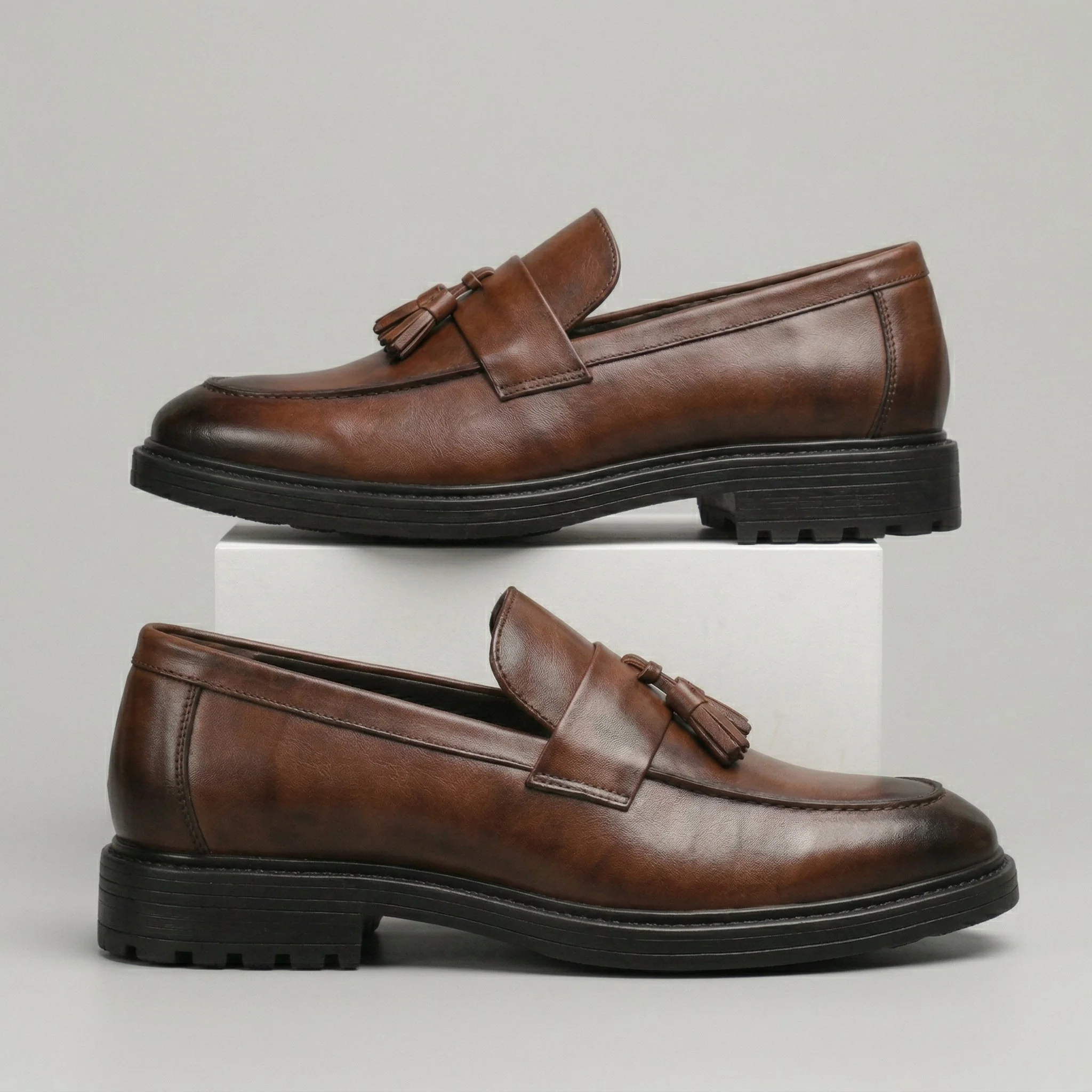 Chaussure Marron de Luxe Tres Confortable 100% Cuir - Image 6