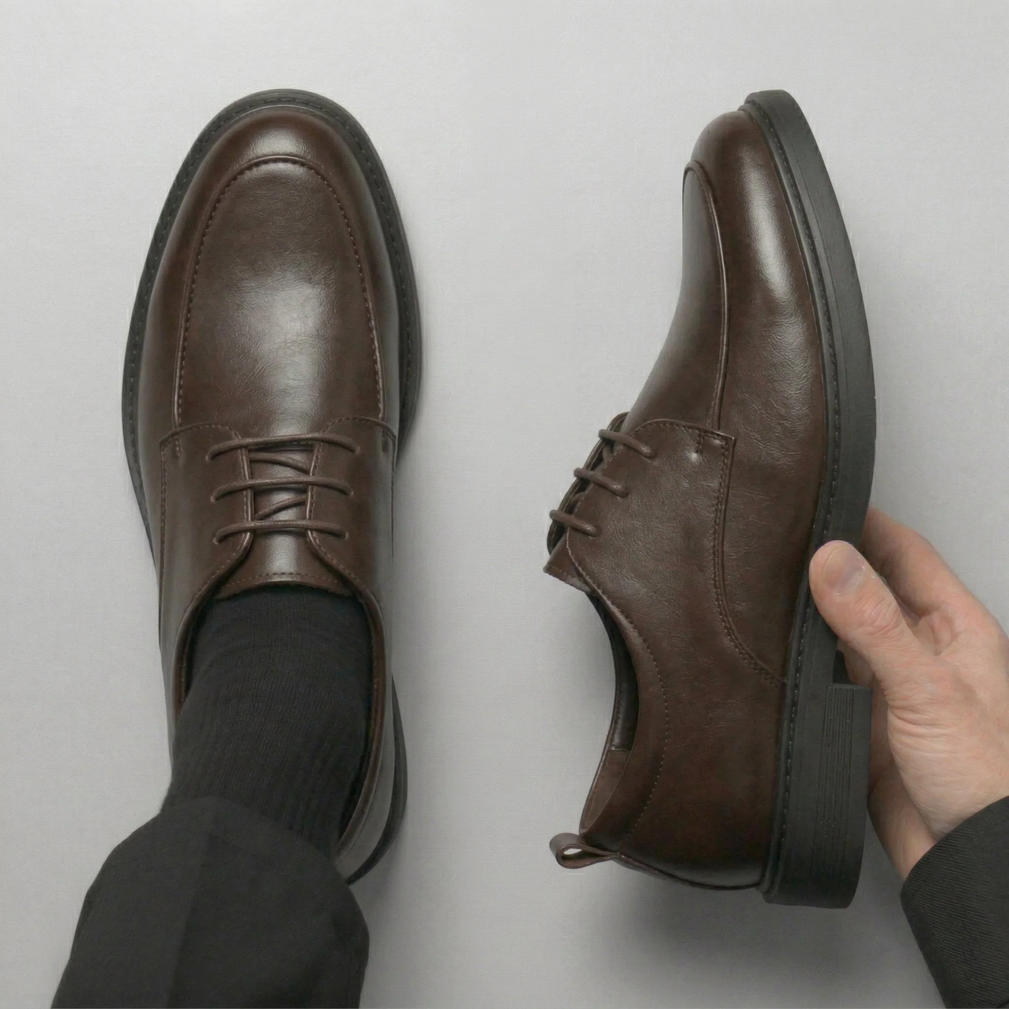 Chaussure Marron de Luxe Confortable 100% Cuir - Image 4