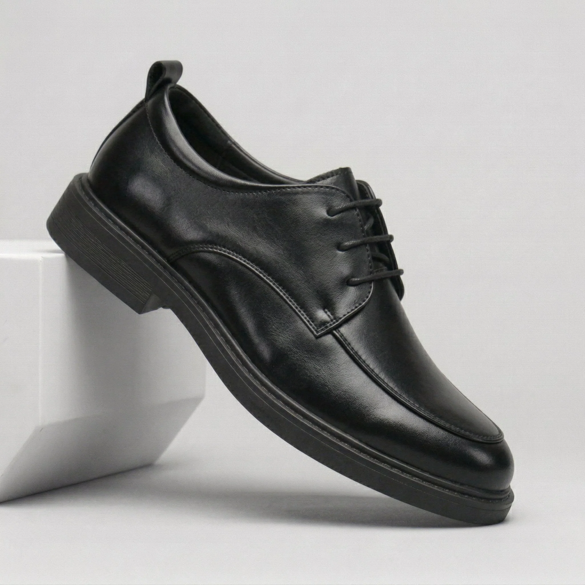 Chaussure Noir de Luxe Tres Confortable 100% Cuir - Image 5