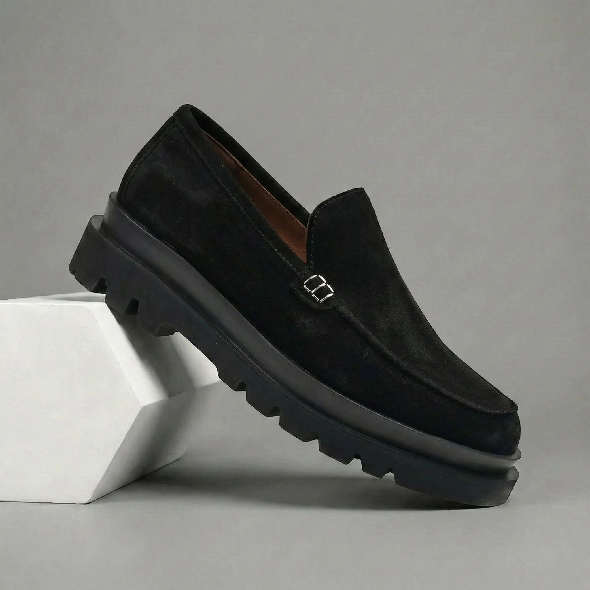 Chaussure Noir en Daim Tres Confortable - Femme - Image 5