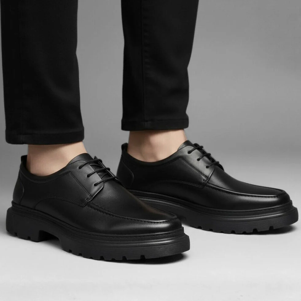 Derby Homme - Cuir Noir - Image 4