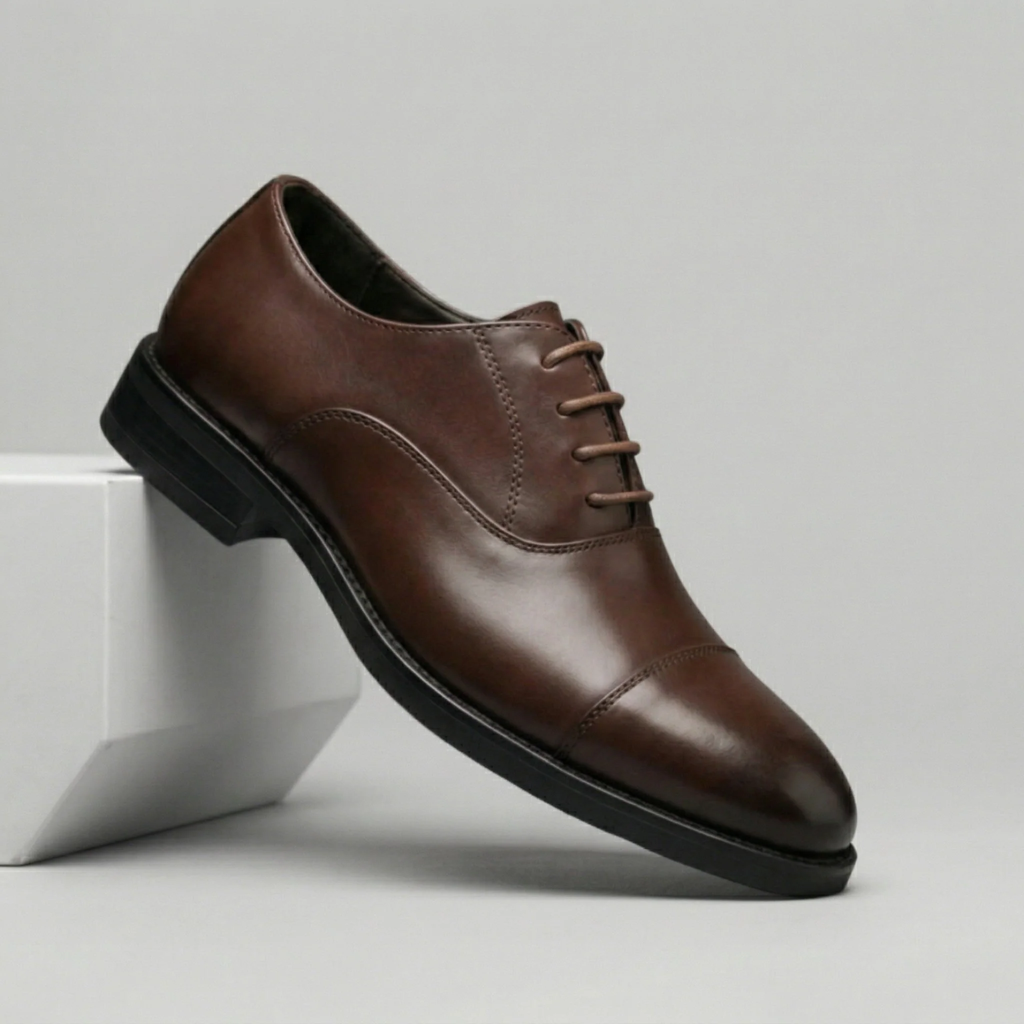 Chaussure Marron Classiques en Cuir Tres Confortable - Image 5