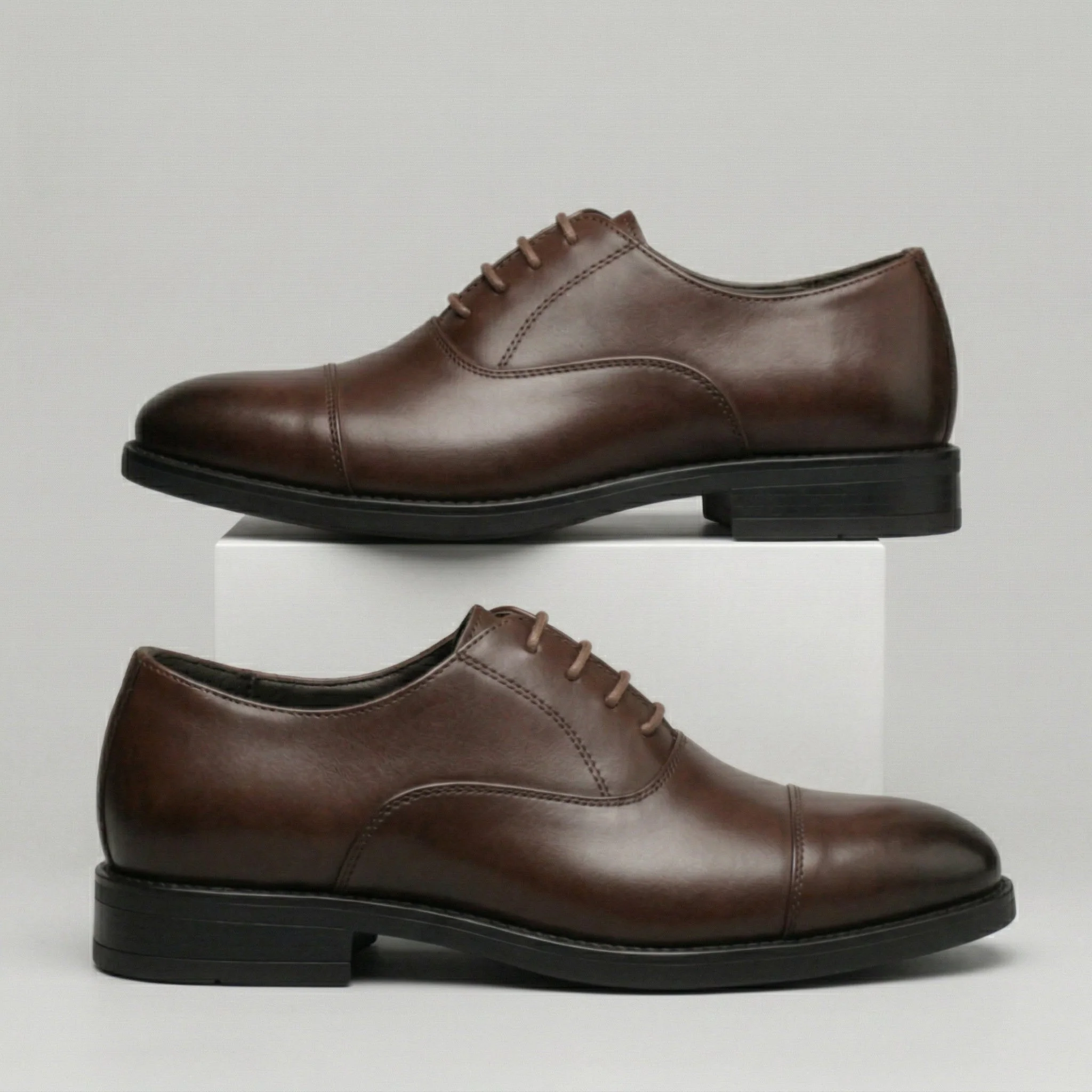 Chaussure Marron Classiques en Cuir Tres Confortable - Image 6