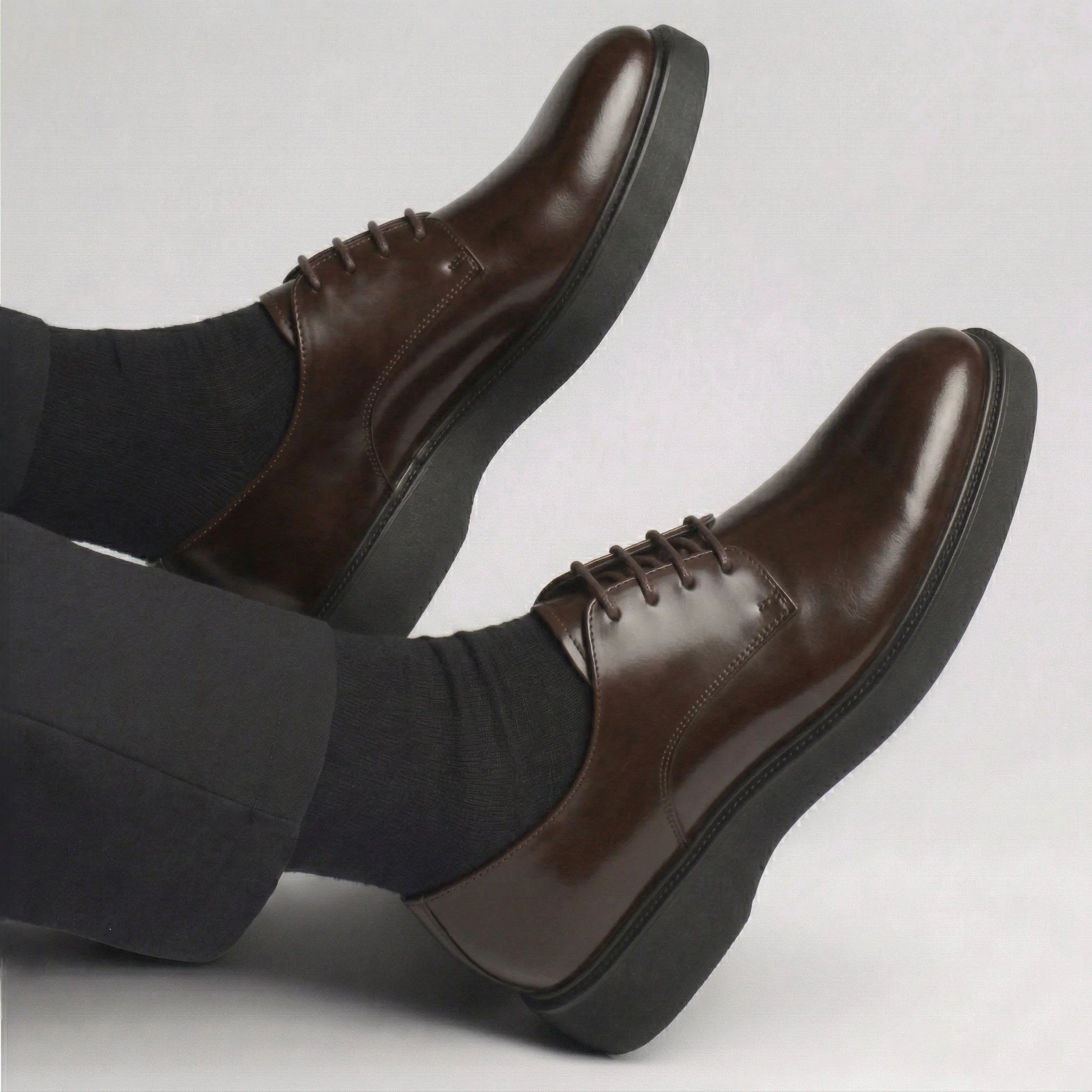 Chaussure Marron de Luxe Confortable 100% Cuir - Image 2