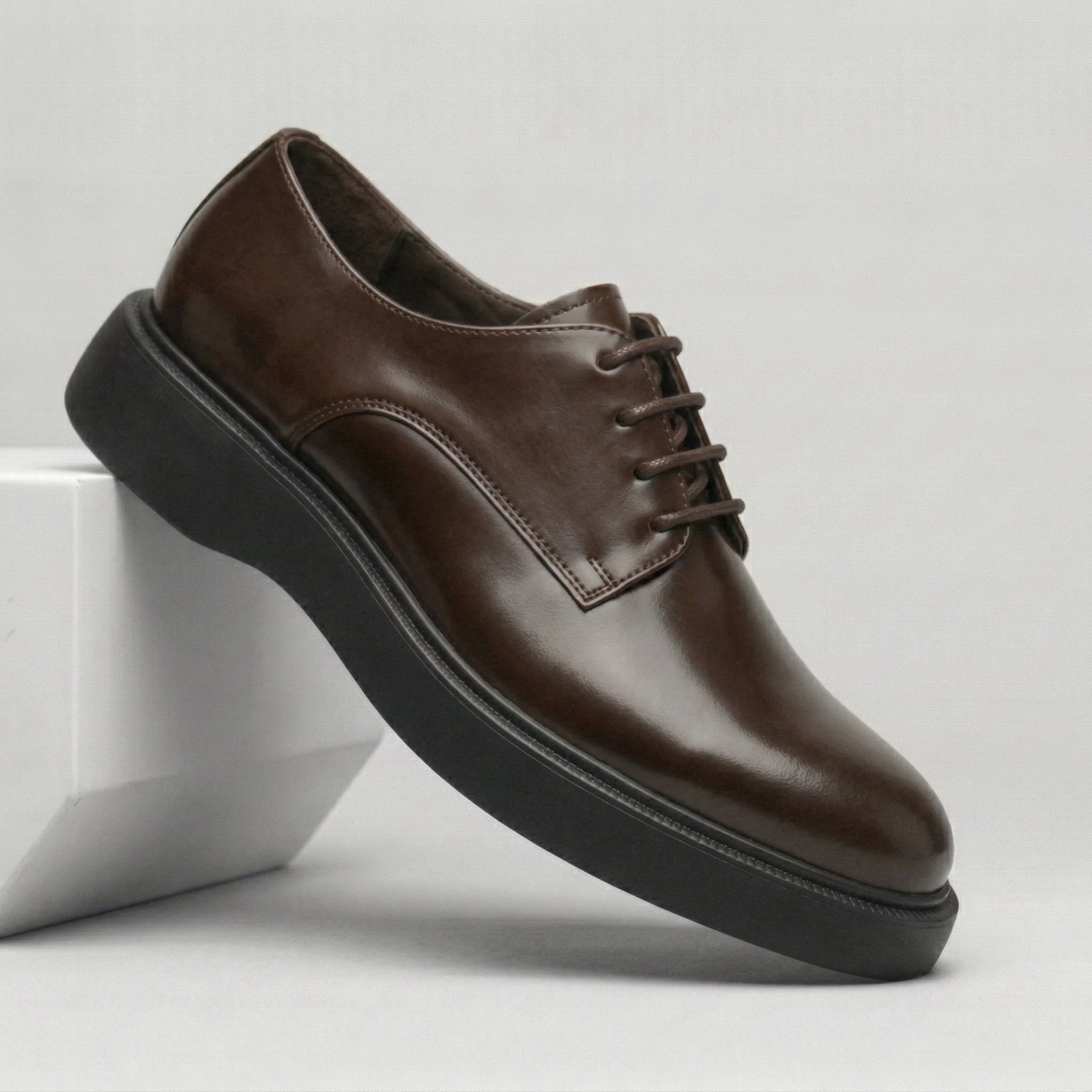 Chaussure Marron de Luxe Confortable 100% Cuir - Image 5