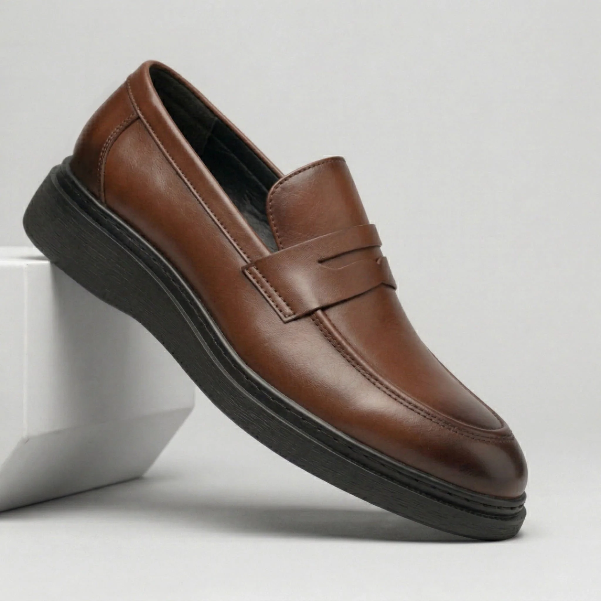 Chaussure Marron de Luxe Tres Confortable 100% Cuir - Image 5