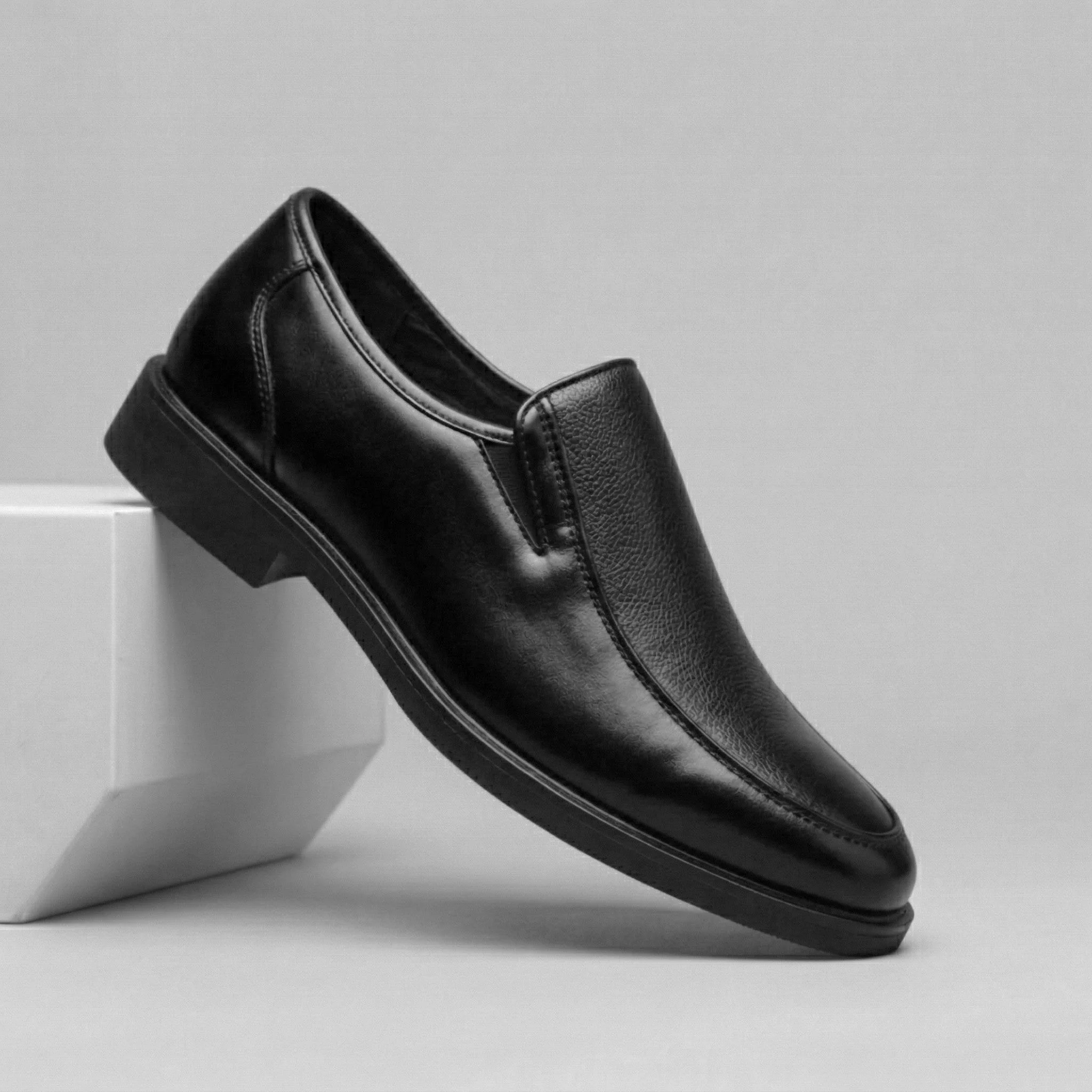 Chaussure Classe Noir 100% Cuir Tres Confortable - Image 5
