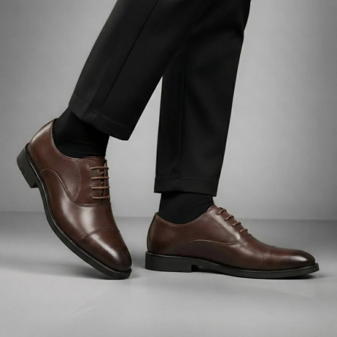 Chaussure Classiques en Cuir Tres Confortable - Image 11