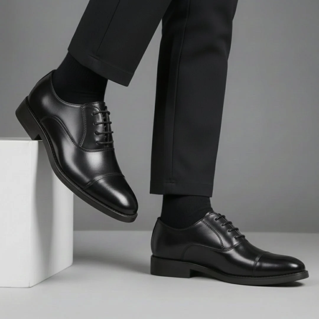 Chaussure Classiques en Cuir Tres Confortable - Image 4