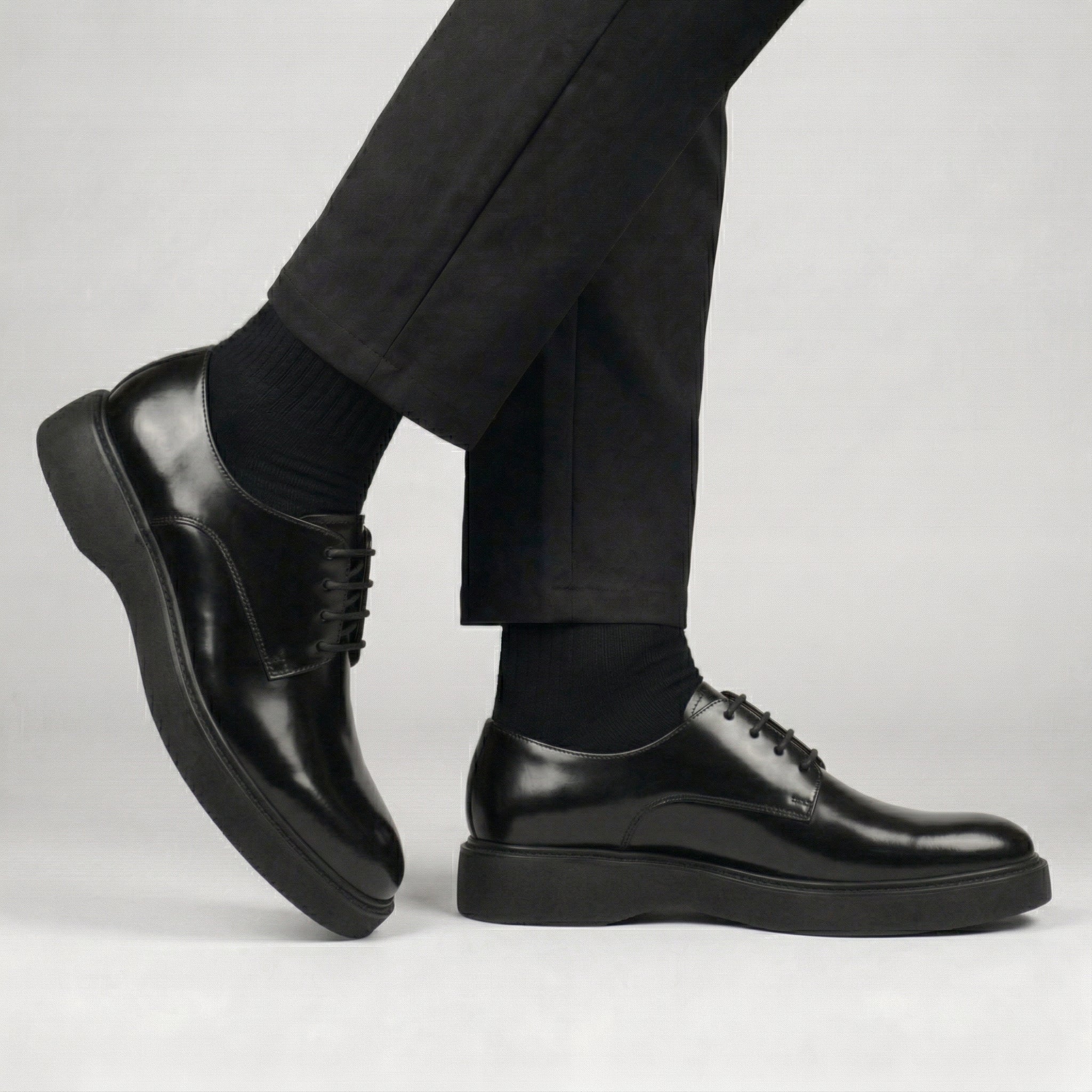 Chaussure Noir de Luxe Confortable 100% Cuir - Image 3