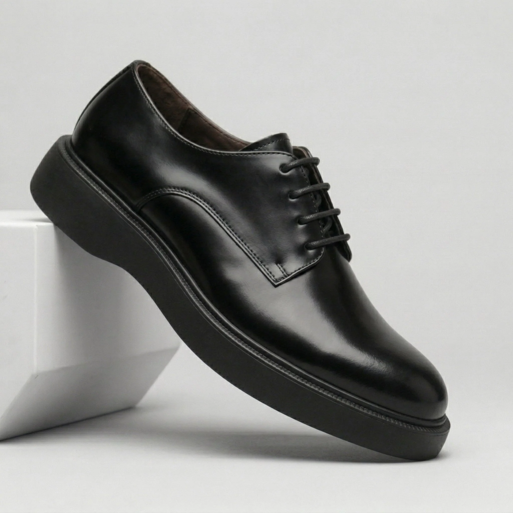 Chaussure Noir de Luxe Confortable 100% Cuir - Image 5