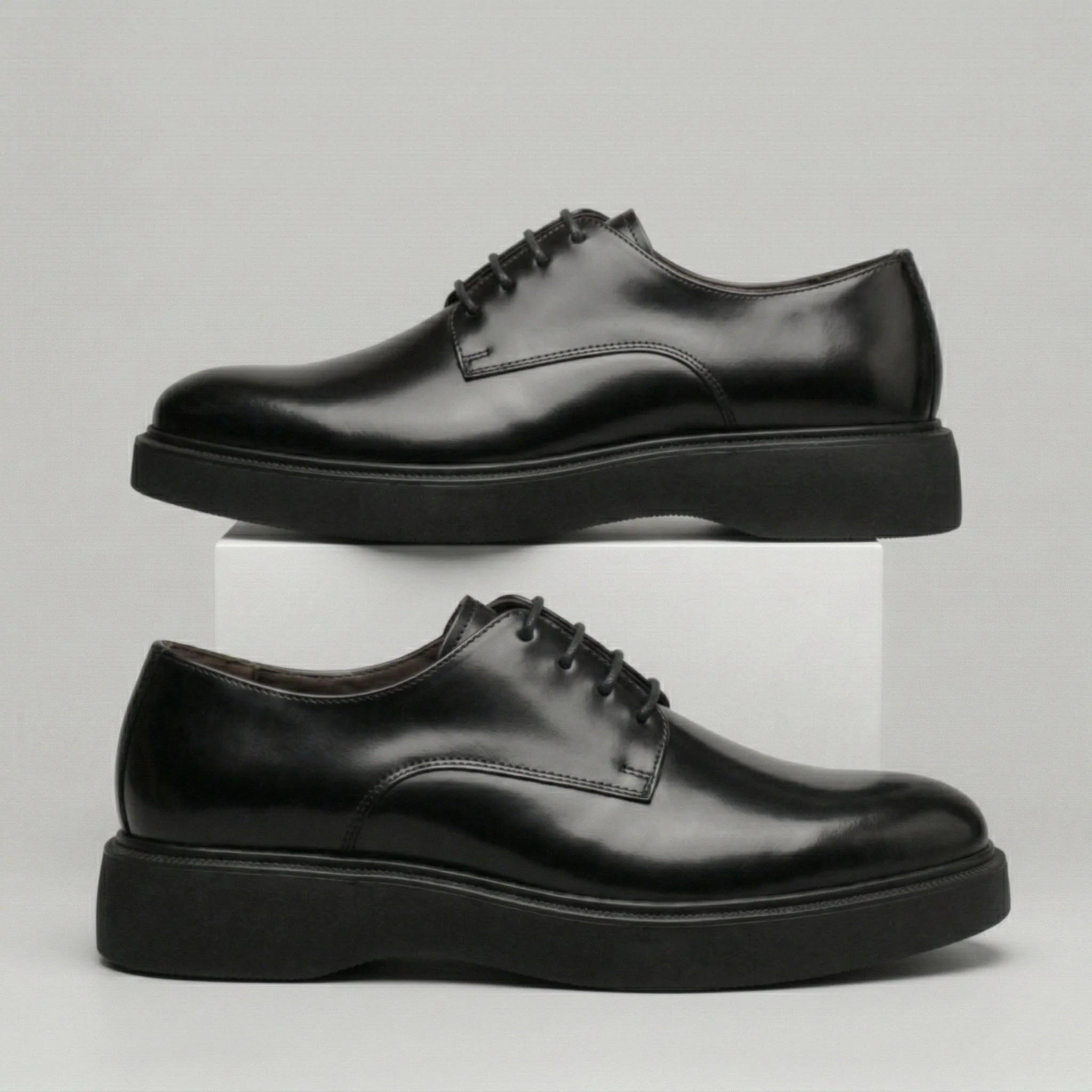 Chaussure Noir de Luxe Confortable 100% Cuir - Image 6