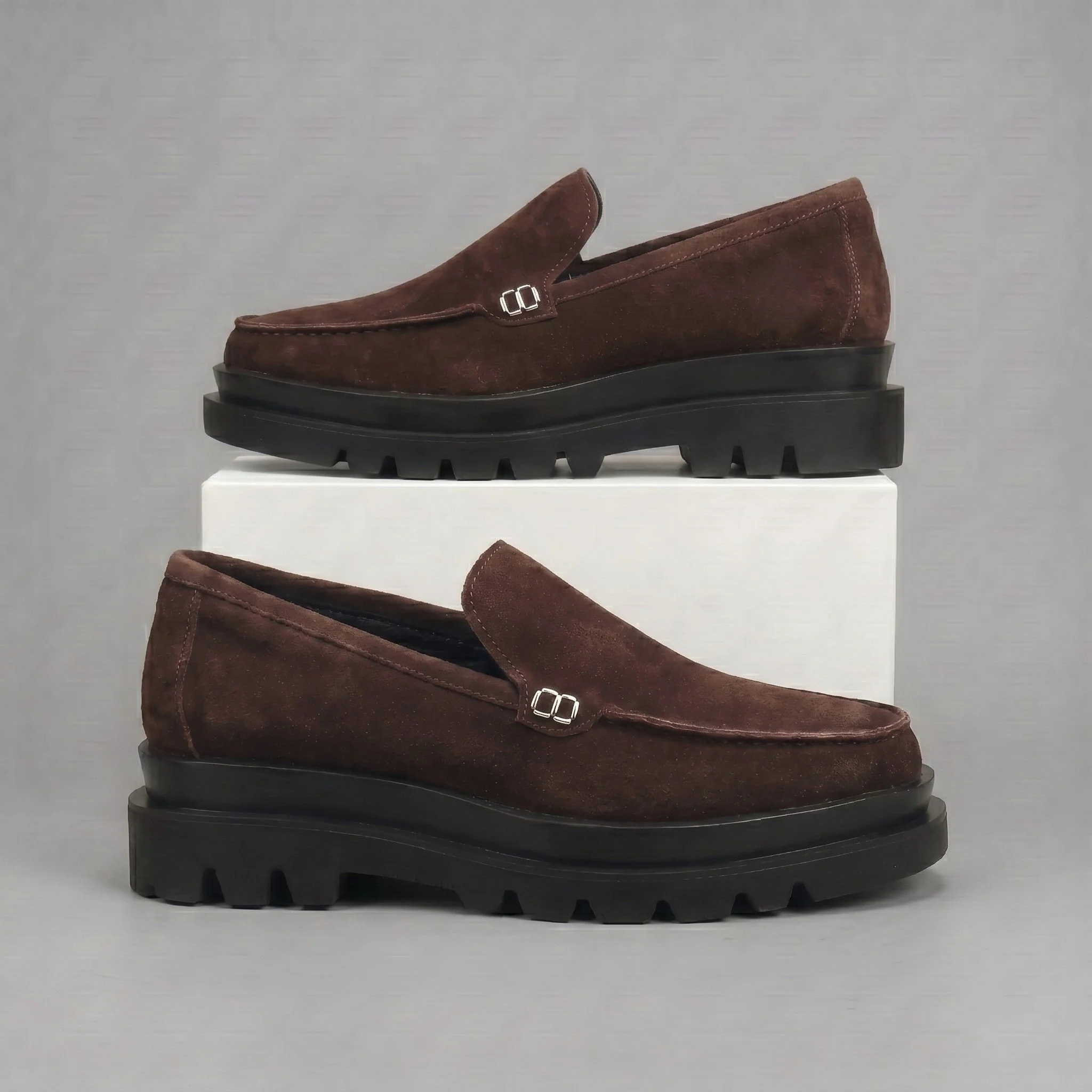 Chaussure Marron en Daim Tres Confortable - Femme - Image 4