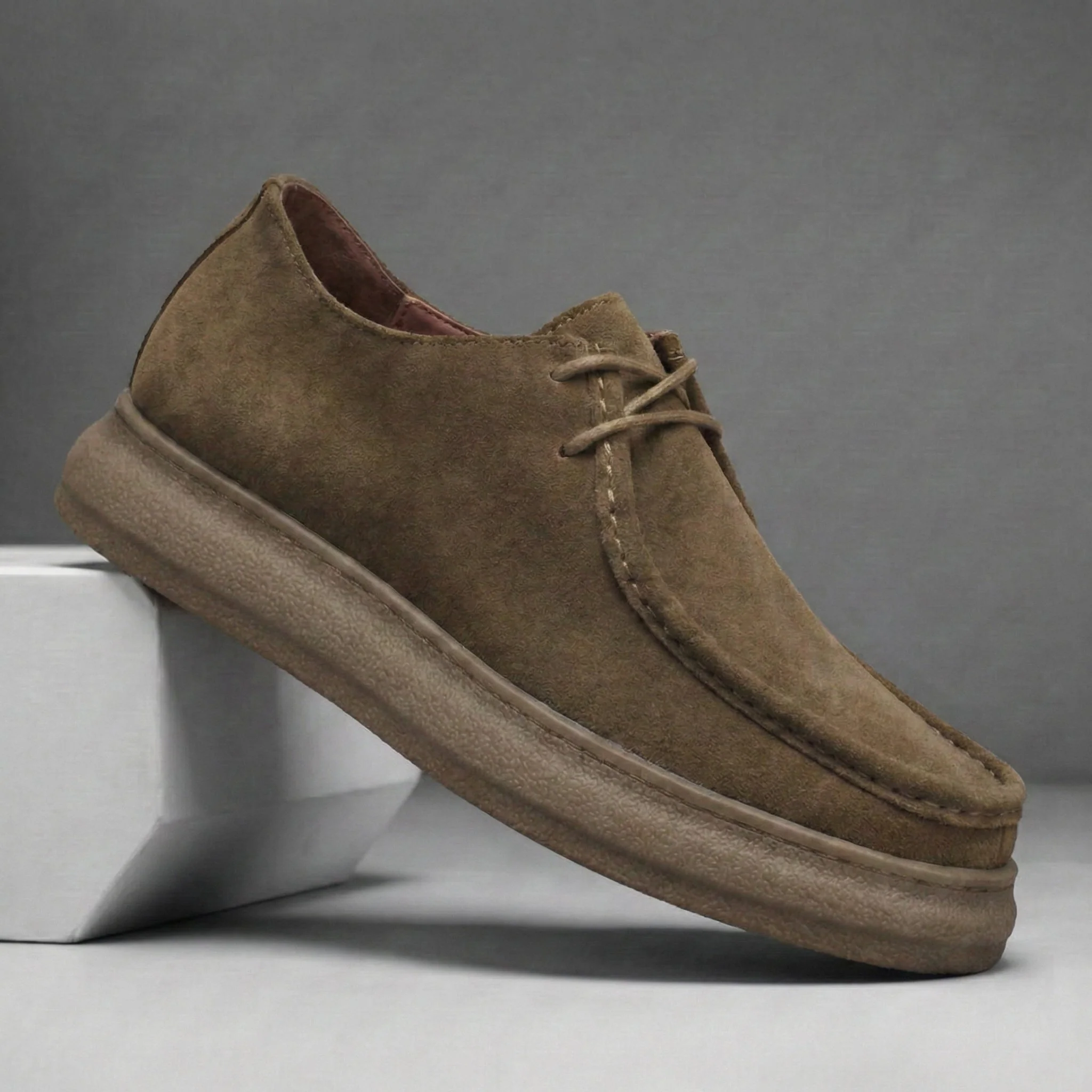 FLANCO VELANO - Daim Tabac Confortable - Image 4
