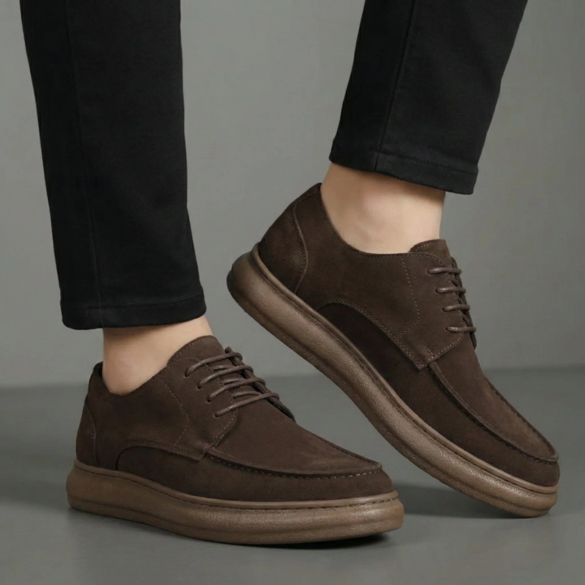 FLANCO NERO - Daim Marron - Image 3
