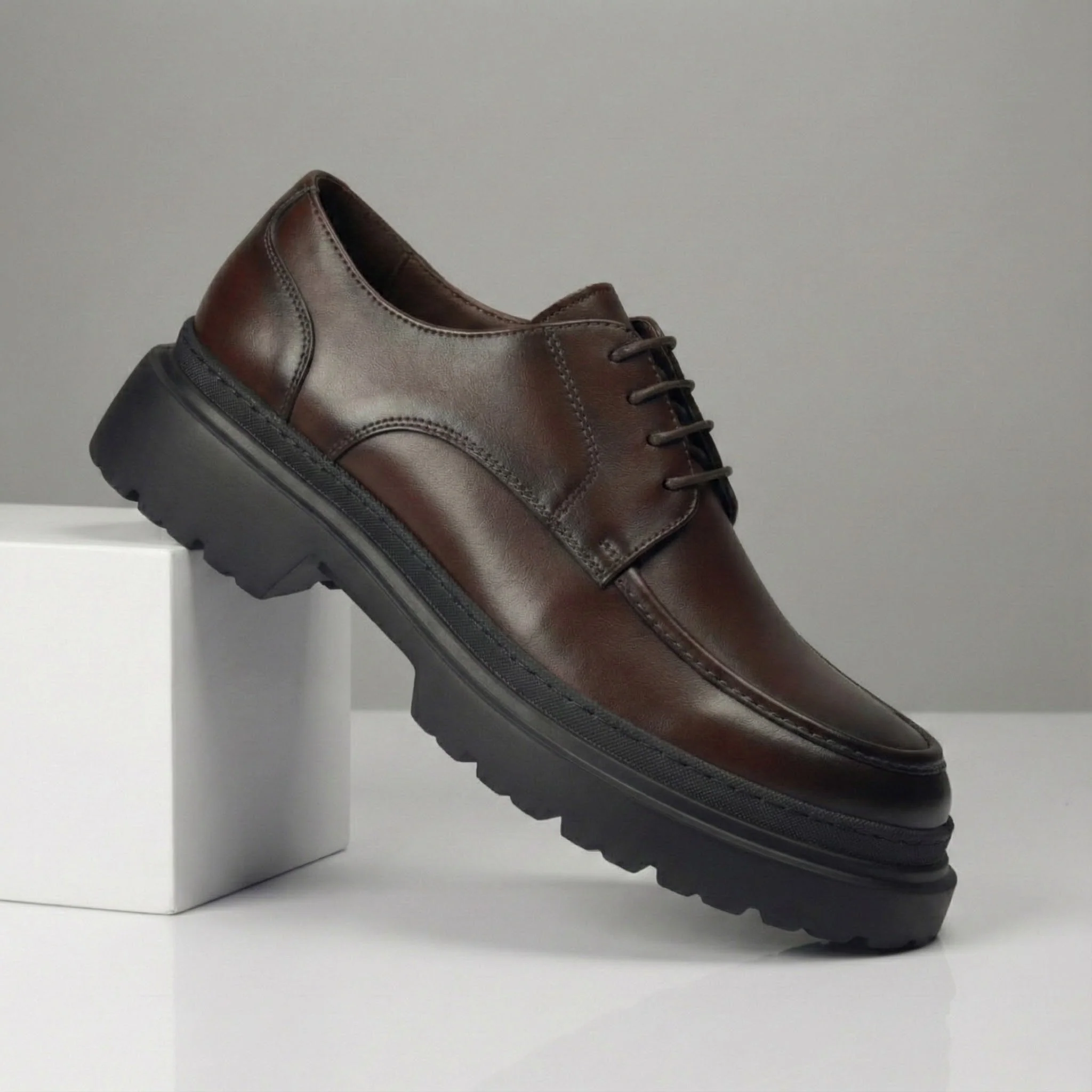 Derby Homme en Cuir - Semelles Tres Confortable - Image 4