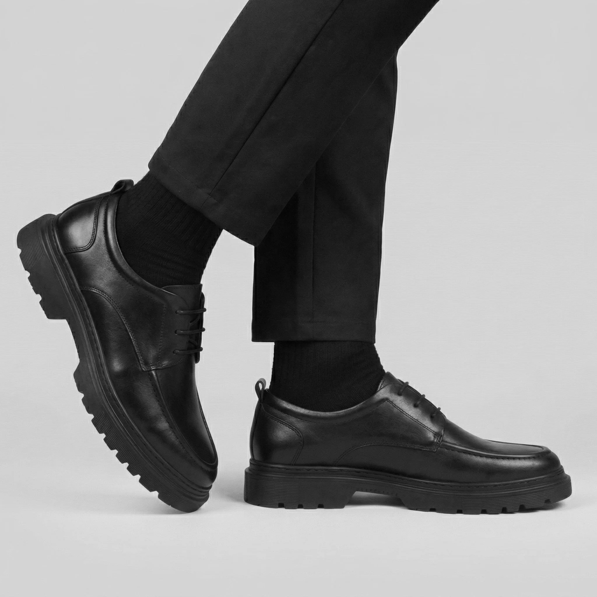 Derby Homme - Cuir Noir - Image 3