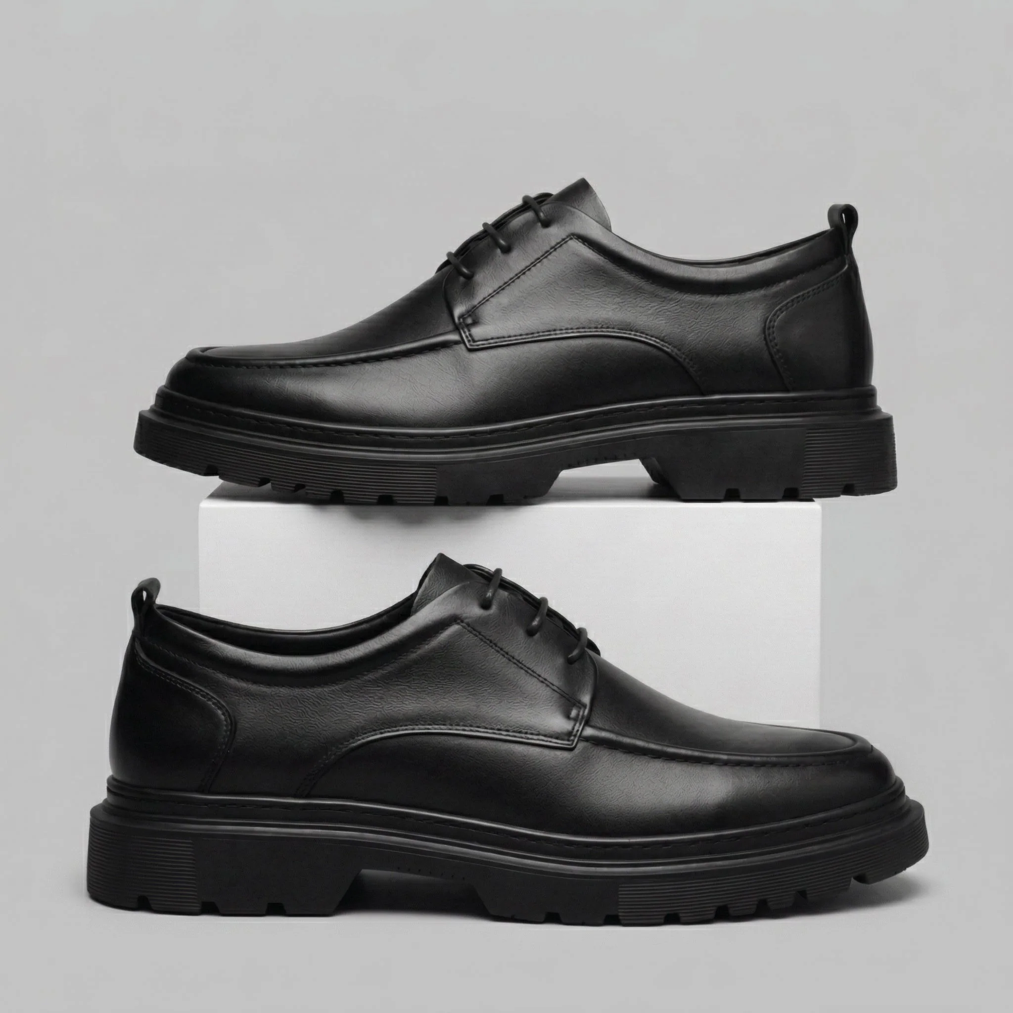 Derby Homme - Cuir Noir - Image 6
