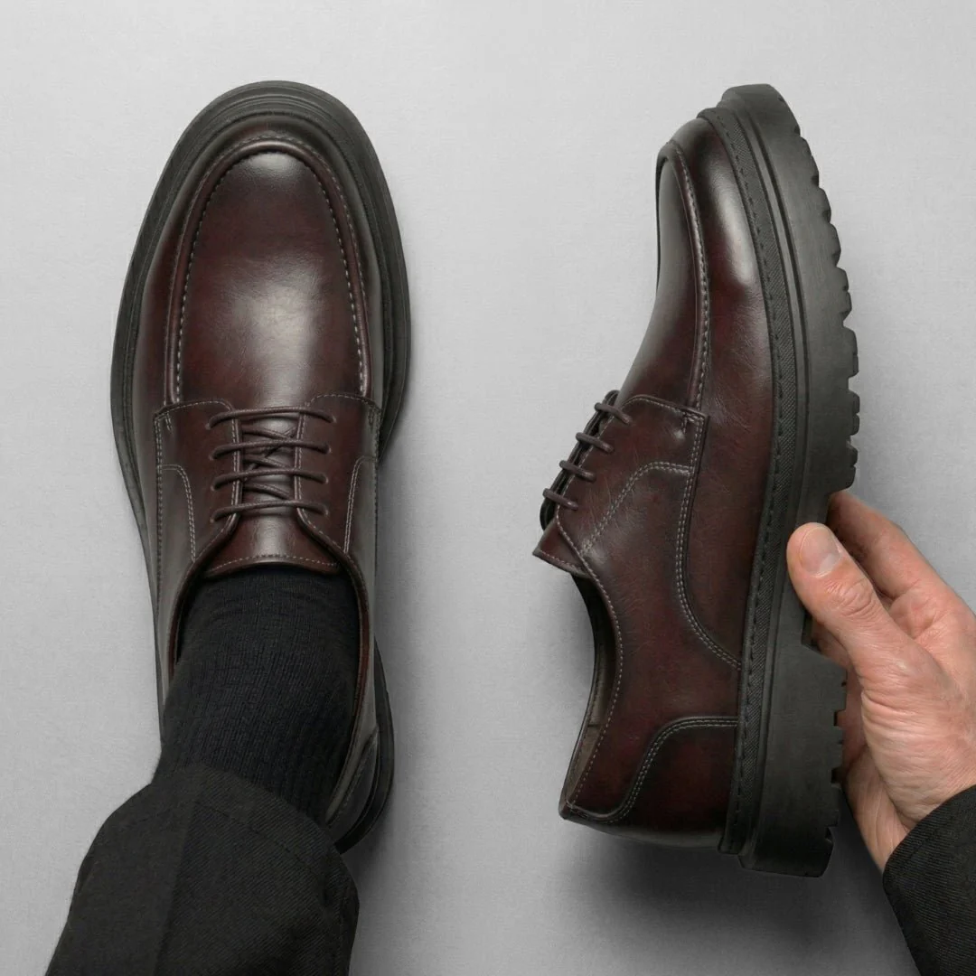 Derby Homme en Cuir - Semelles Tres Confortable - Image 3