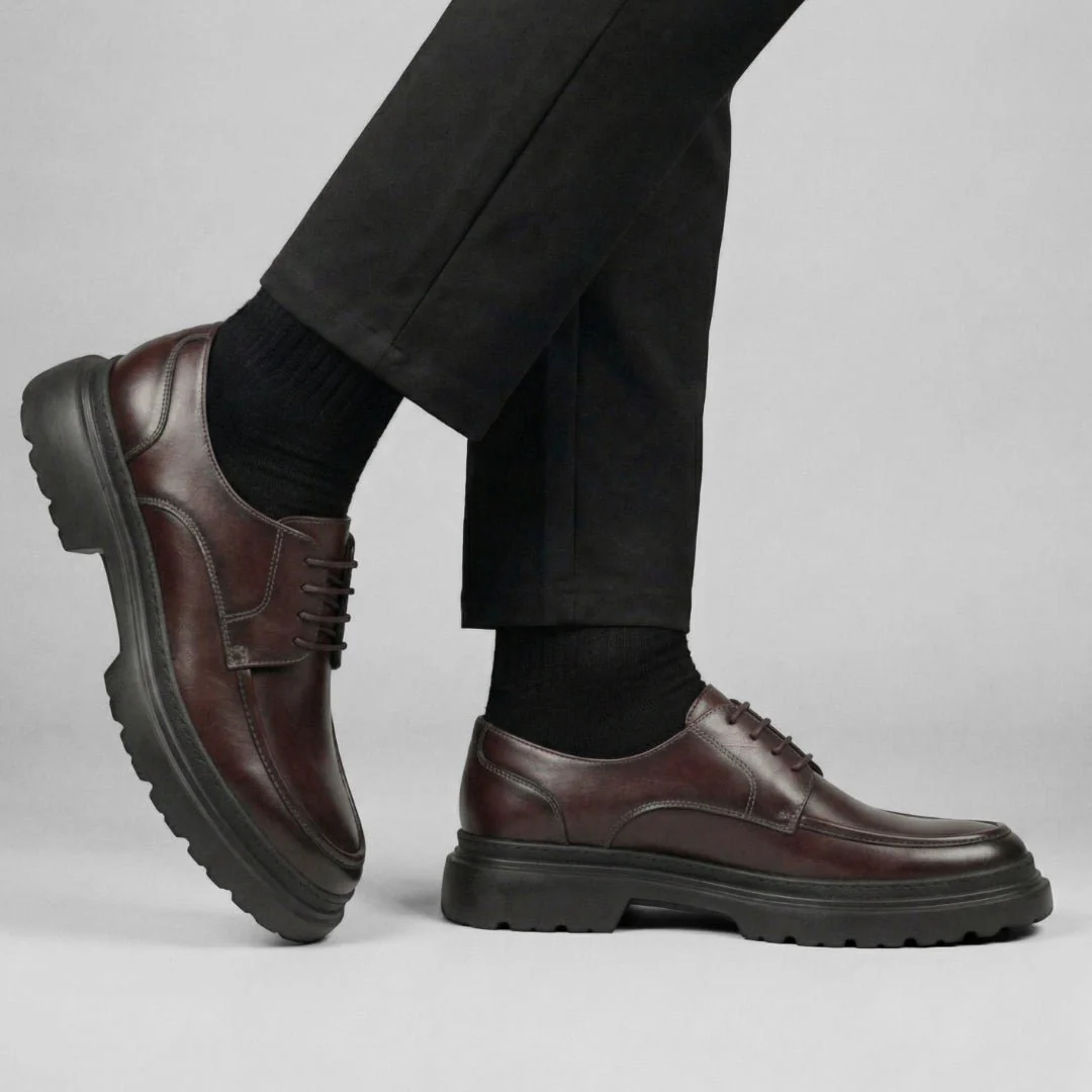 Derby Homme en Cuir - Semelles Tres Confortable - Image 4