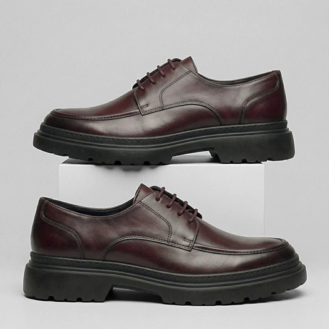 Derby Homme en Cuir - Semelles Tres Confortable - Image 6