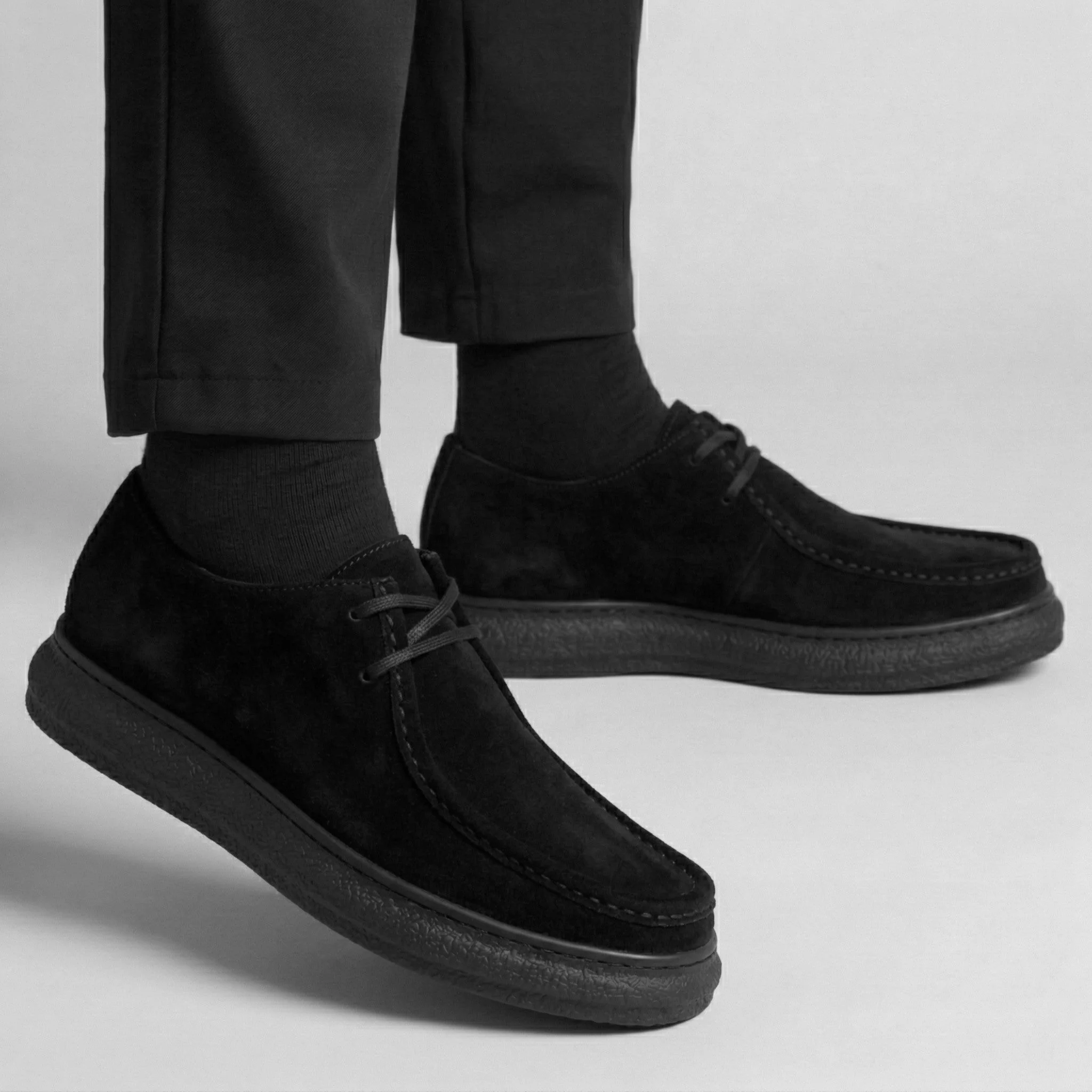 FLANCO VELANO - Daim Noir Confortable