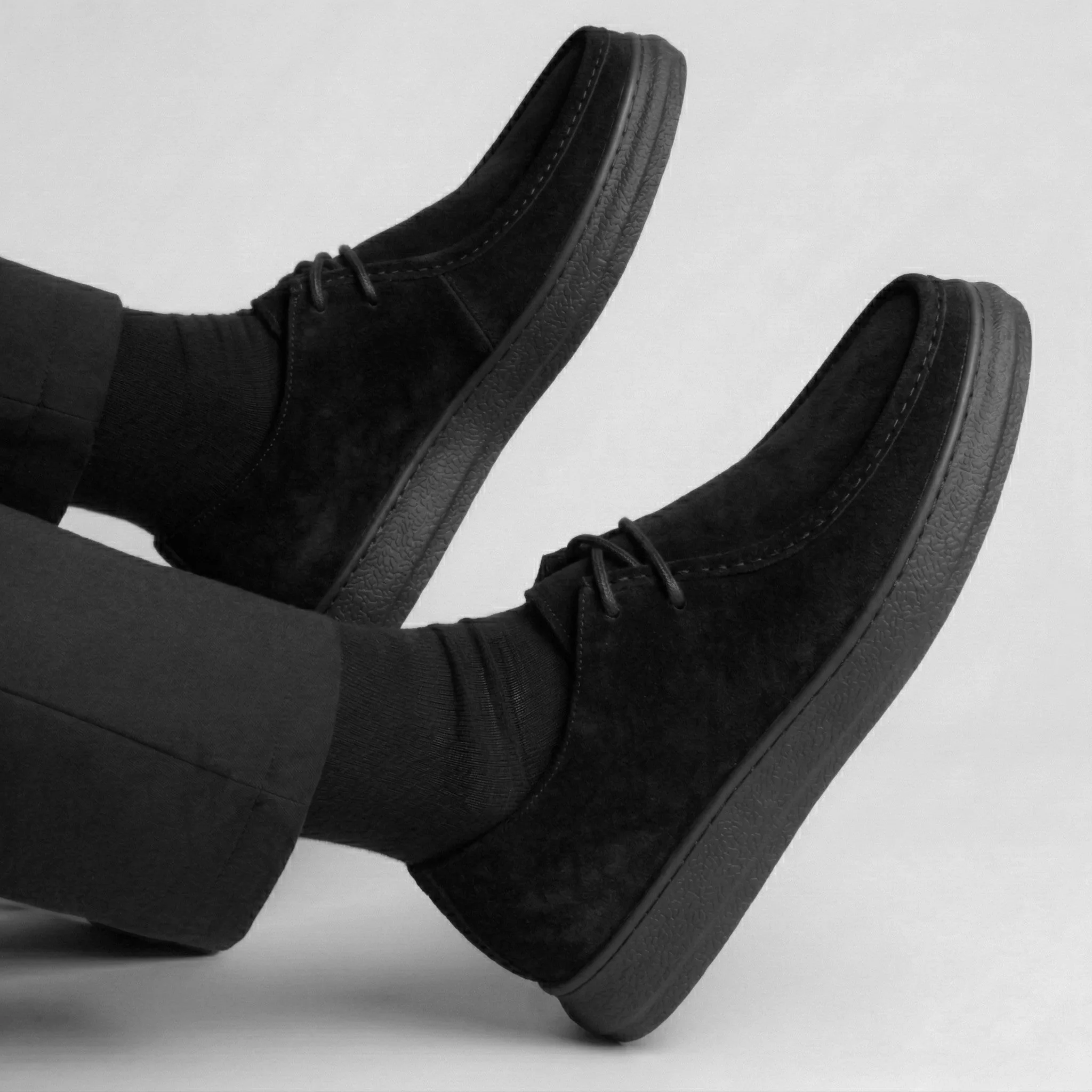 FLANCO VELANO - Daim Noir Confortable - Image 2