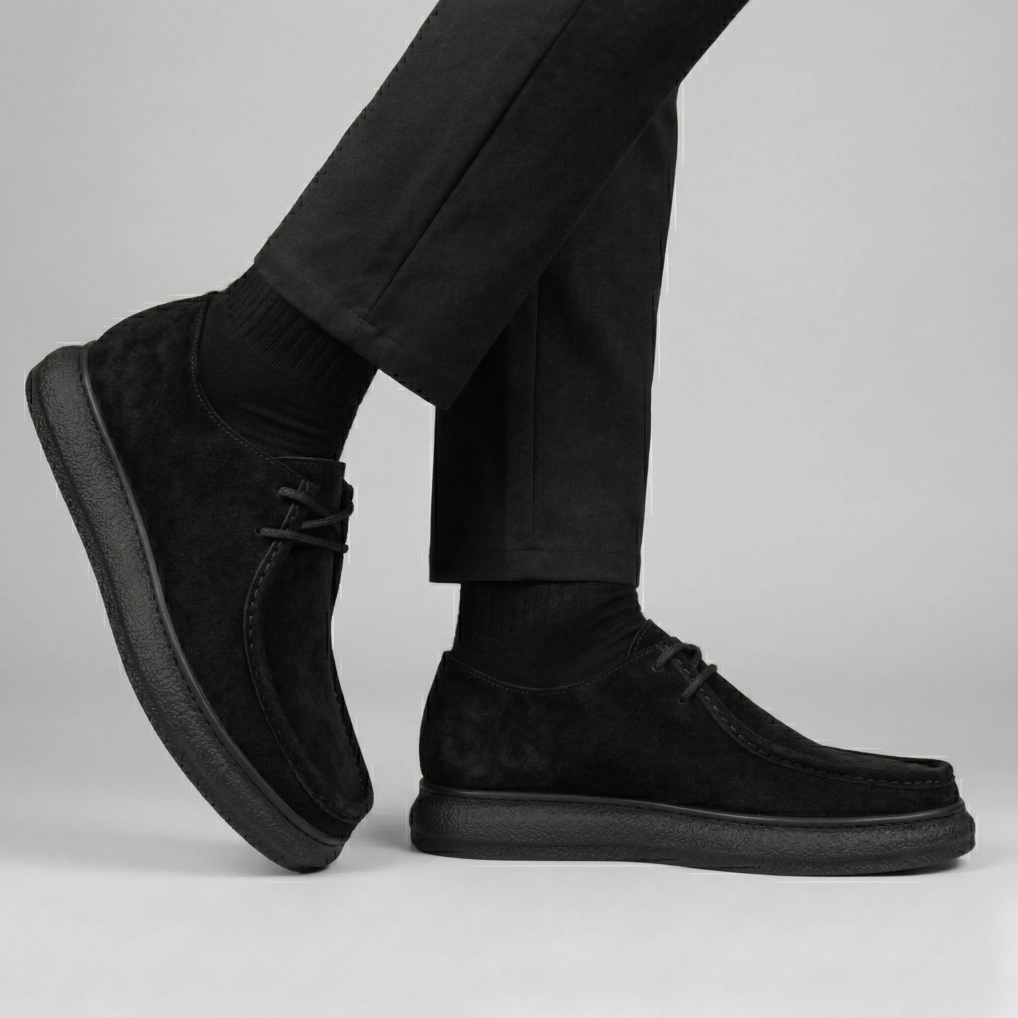 FLANCO VELANO - Daim Noir Confortable - Image 3