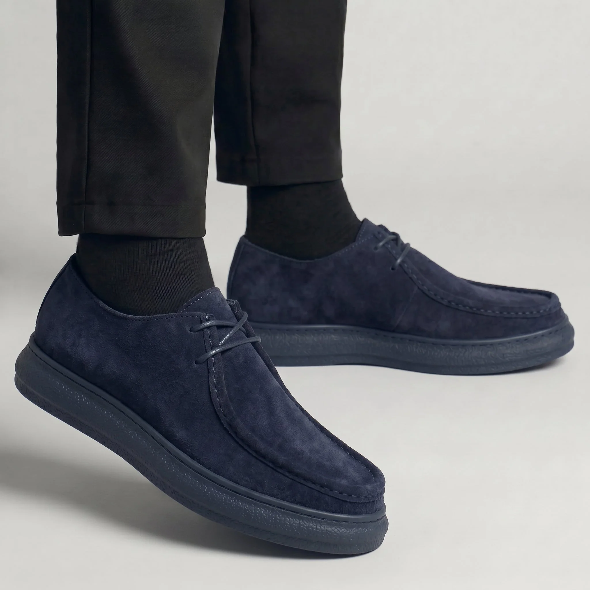 FLANCO VELANO - Daim Bleu Confortable