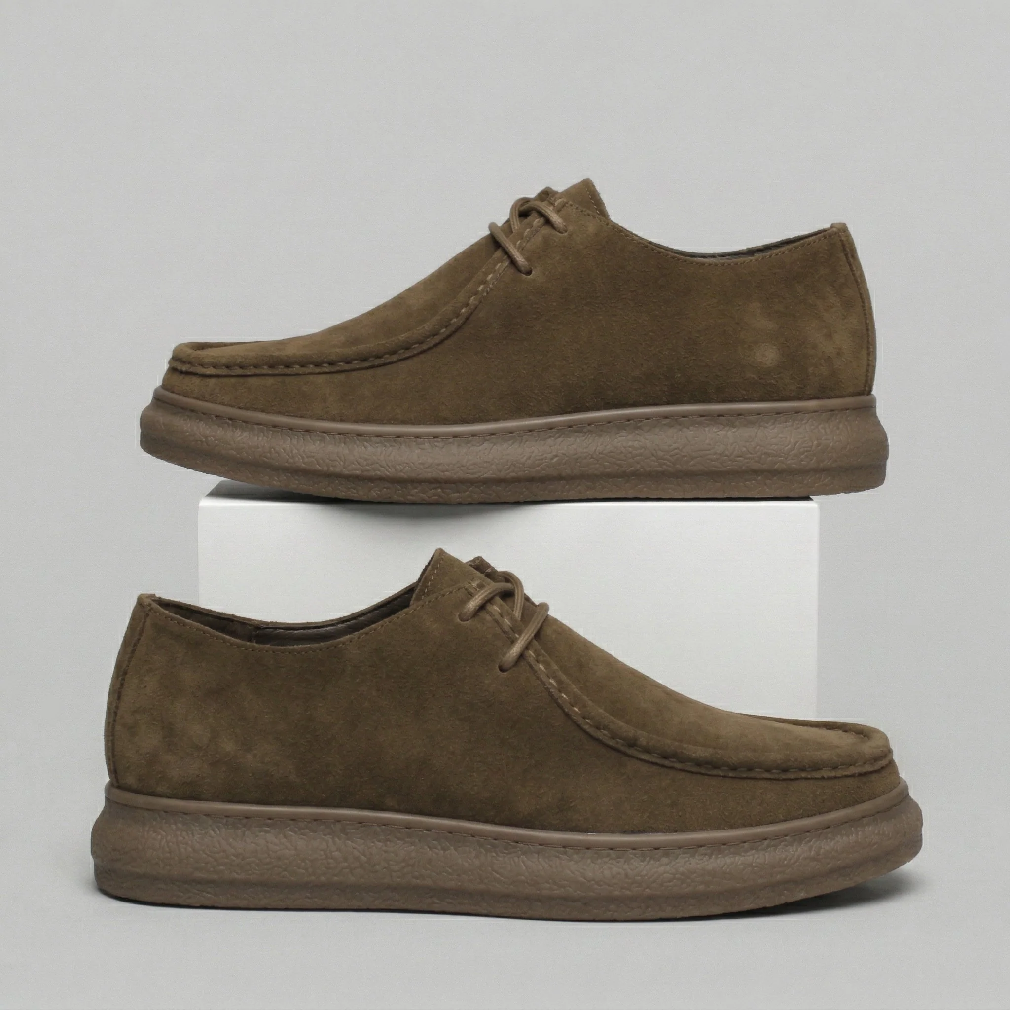 FLANCO VELANO - Daim Tabac Confortable - Image 6