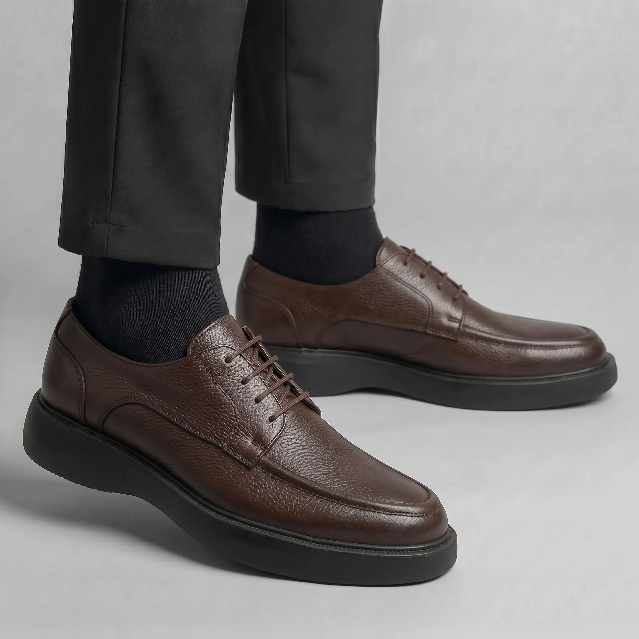 IMPERIAL : Chaussure Marron de Luxe Confortable 100% Cuir