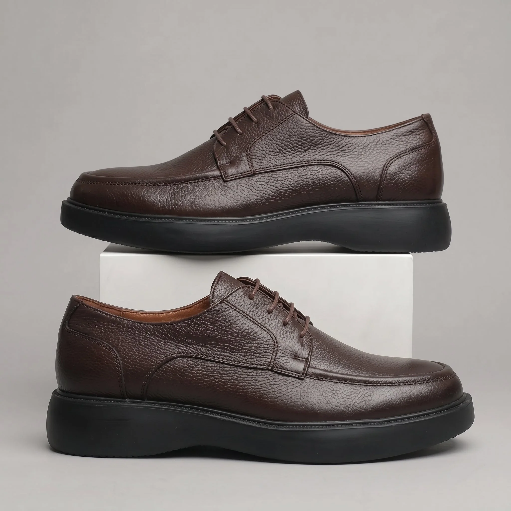 IMPERIAL : Chaussure Marron de Luxe Confortable 100% Cuir - Image 6