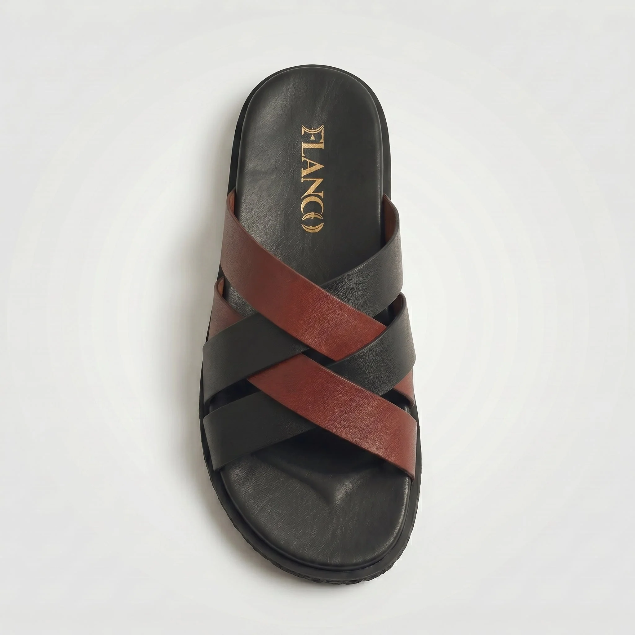 LOUIS : Sandale en cuir Marron - Image 4