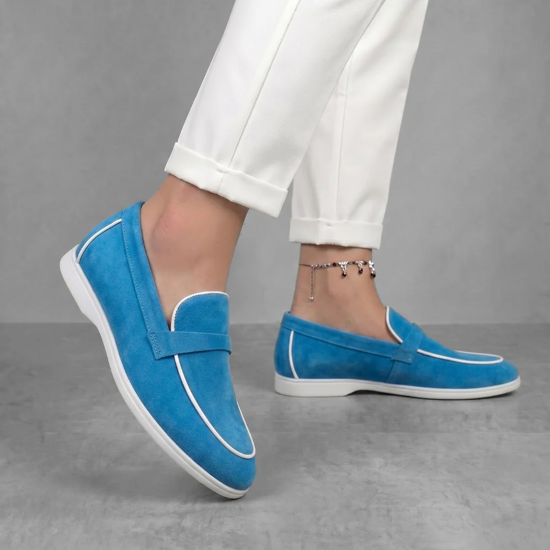 Mocassins Bleuciel Daim de Luxe Tres Confortable - Femme - Image 3