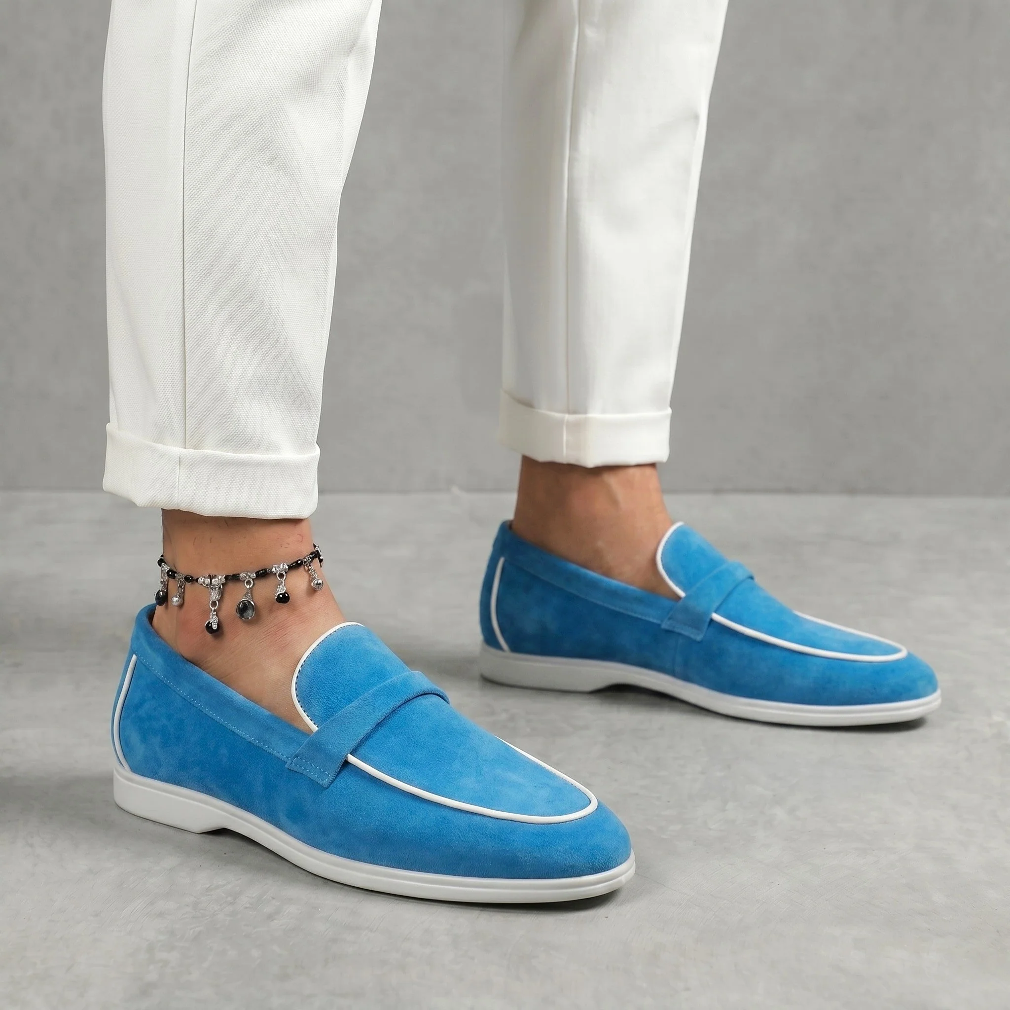 Mocassins Bleuciel Daim de Luxe Tres Confortable - Femme - Image 6