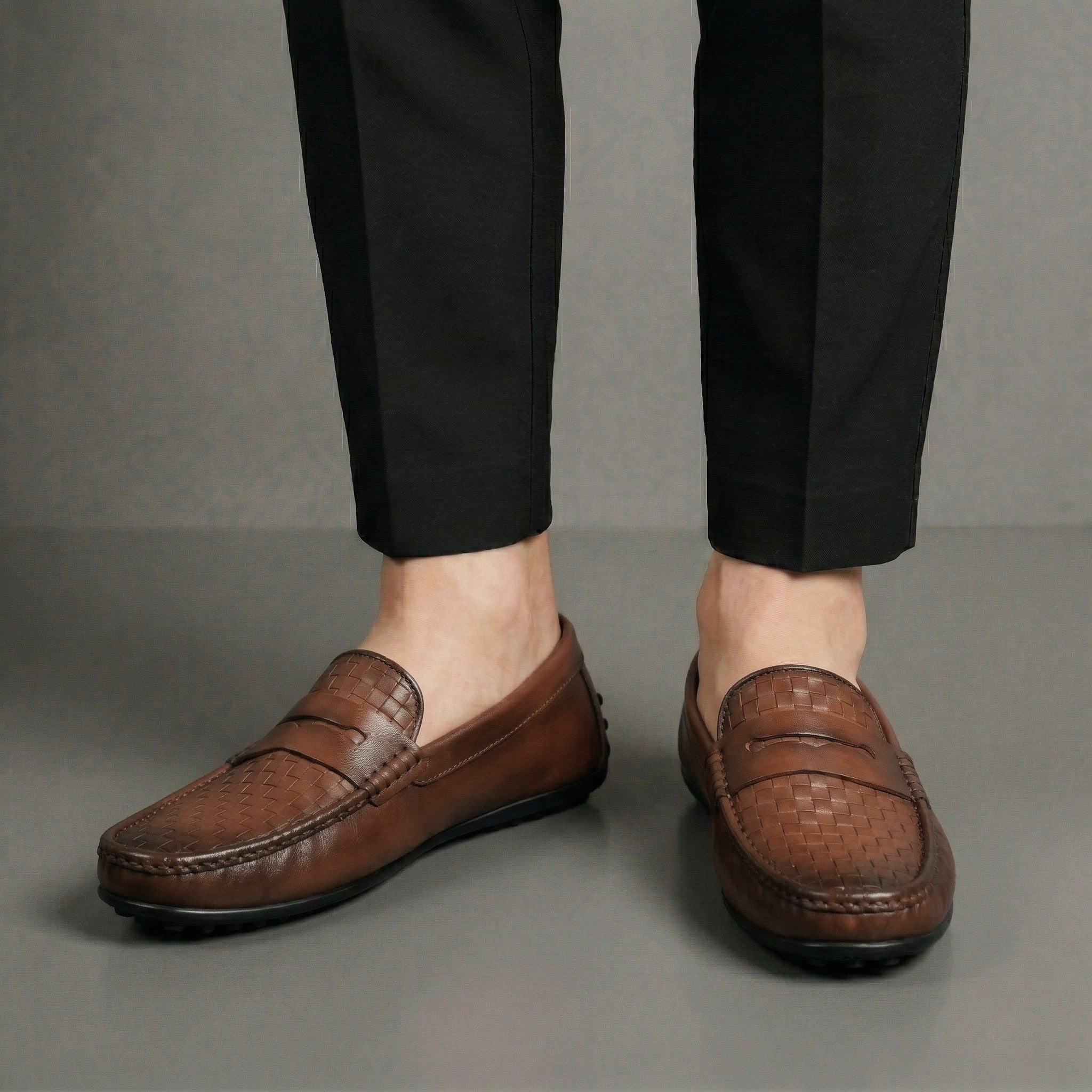 Mocassins Cuir Marron - Tres Confortable - Image 4