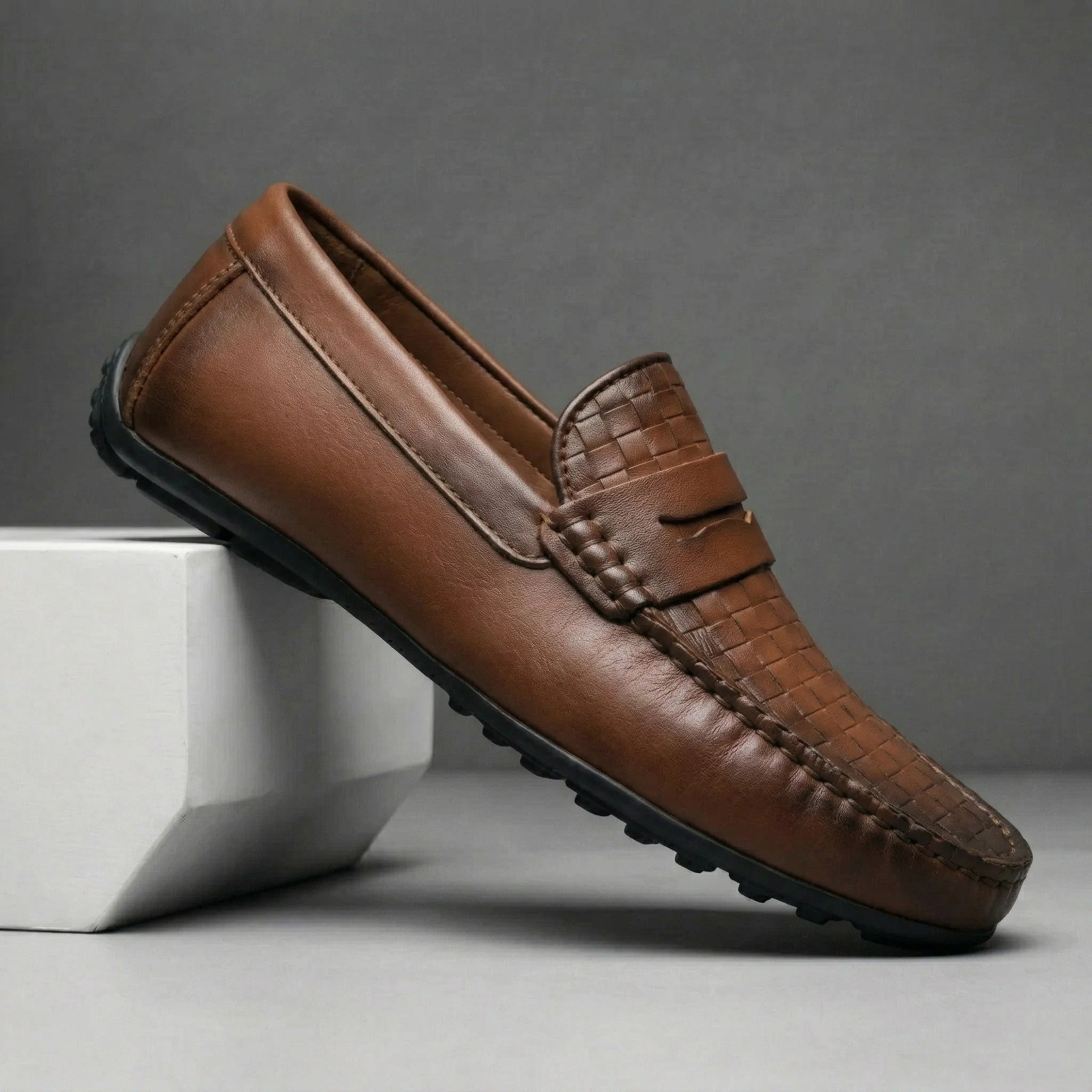 Mocassins Cuir Marron - Tres Confortable - Image 5
