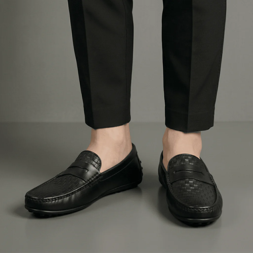 Mocassins Cuir Noir - Tres Confortable - Image 4