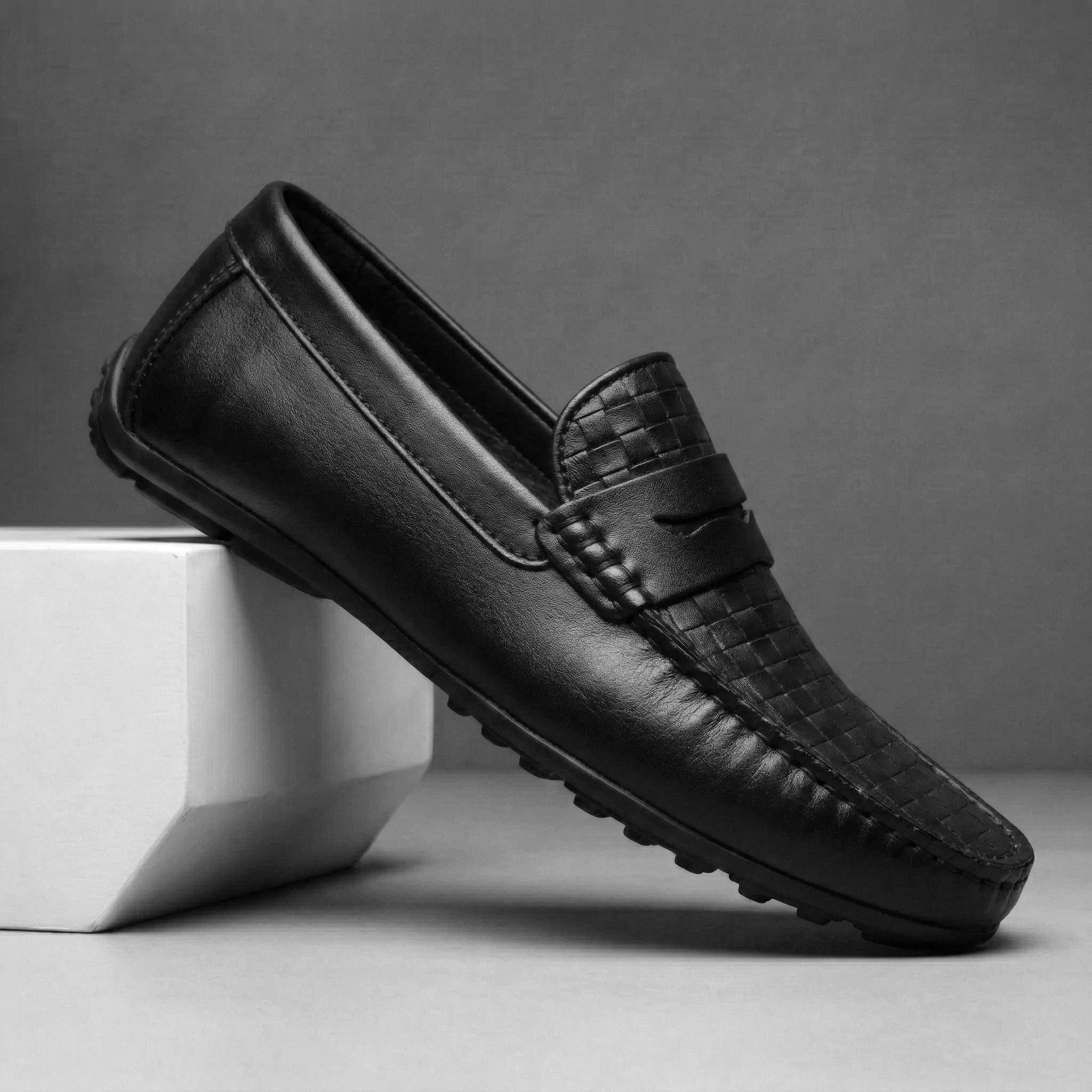 Mocassins Cuir Noir - Tres Confortable - Image 5