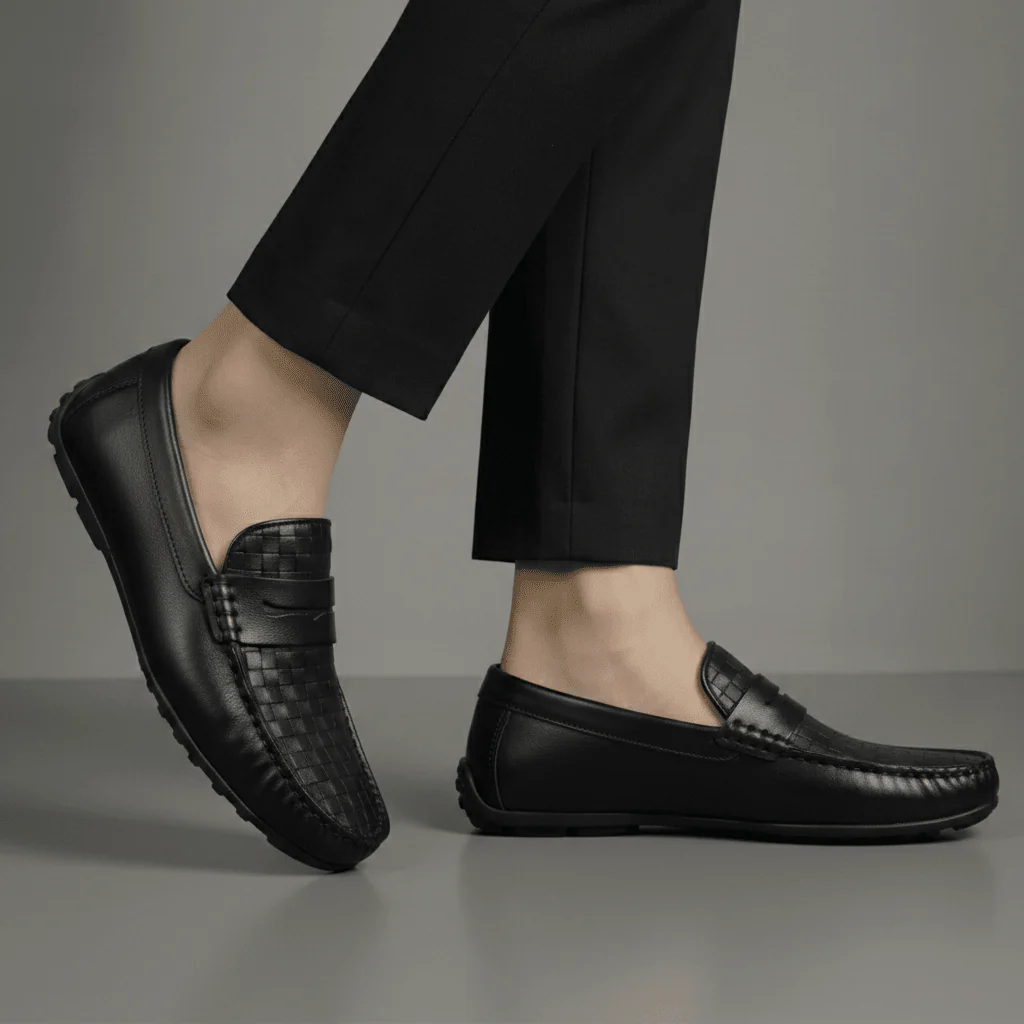 Mocassins Cuir Noir - Tres Confortable - Image 6