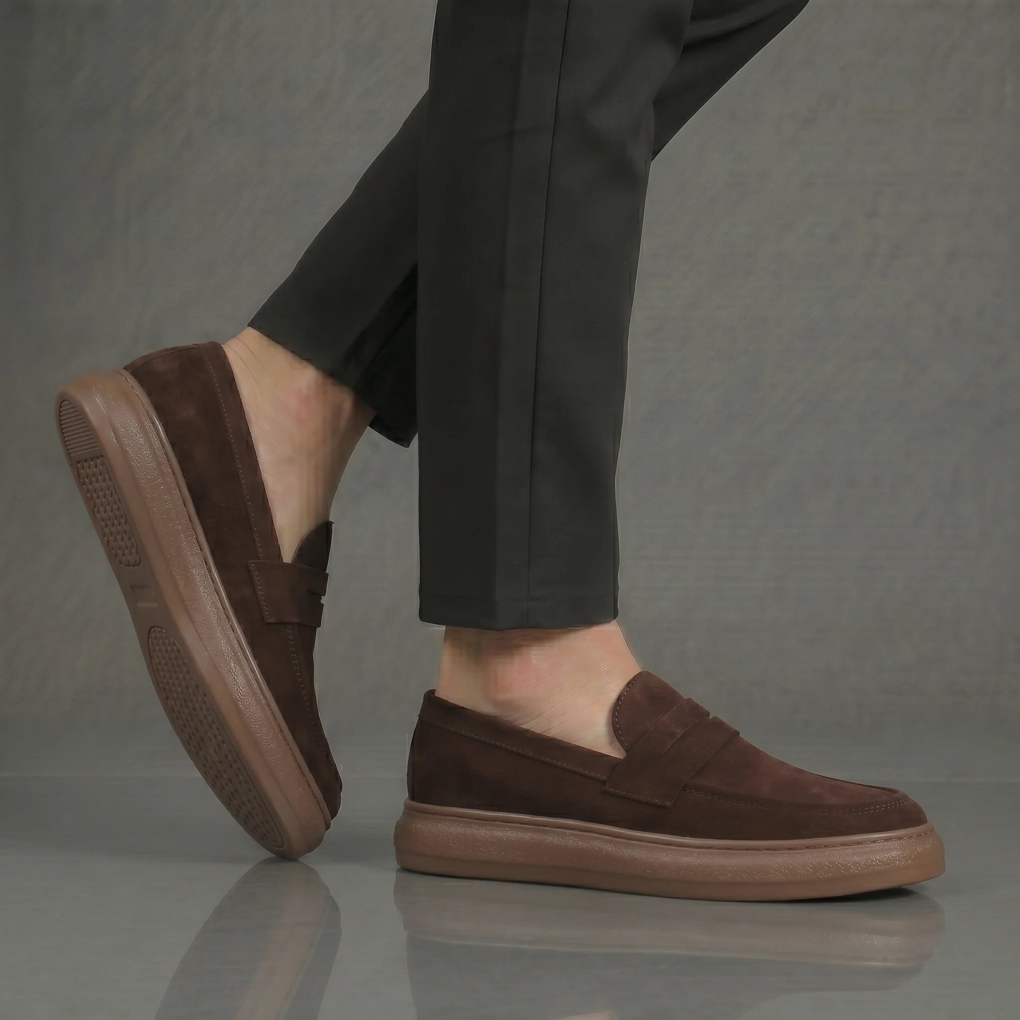Mocassins Marron Daim de Luxe Tres Confortable - Image 6