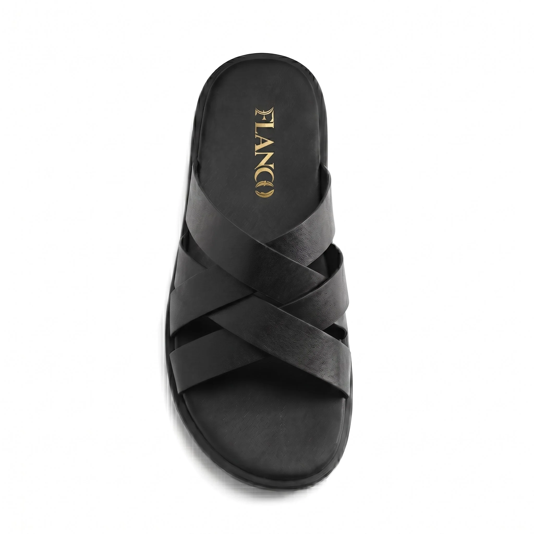 LOUIS : Sandale en cuir Noir - Image 4