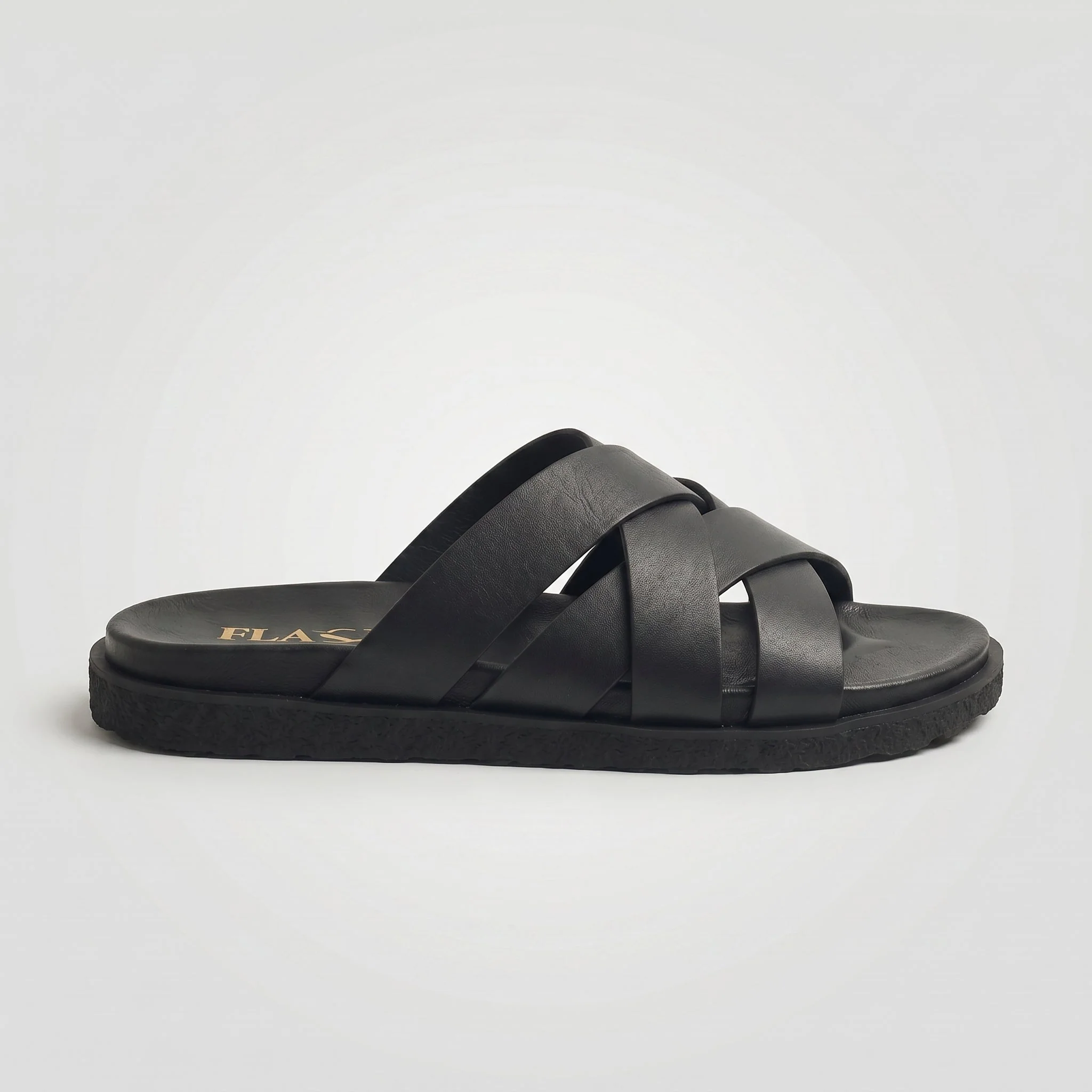 LOUIS : Sandale en cuir Noir - Image 5
