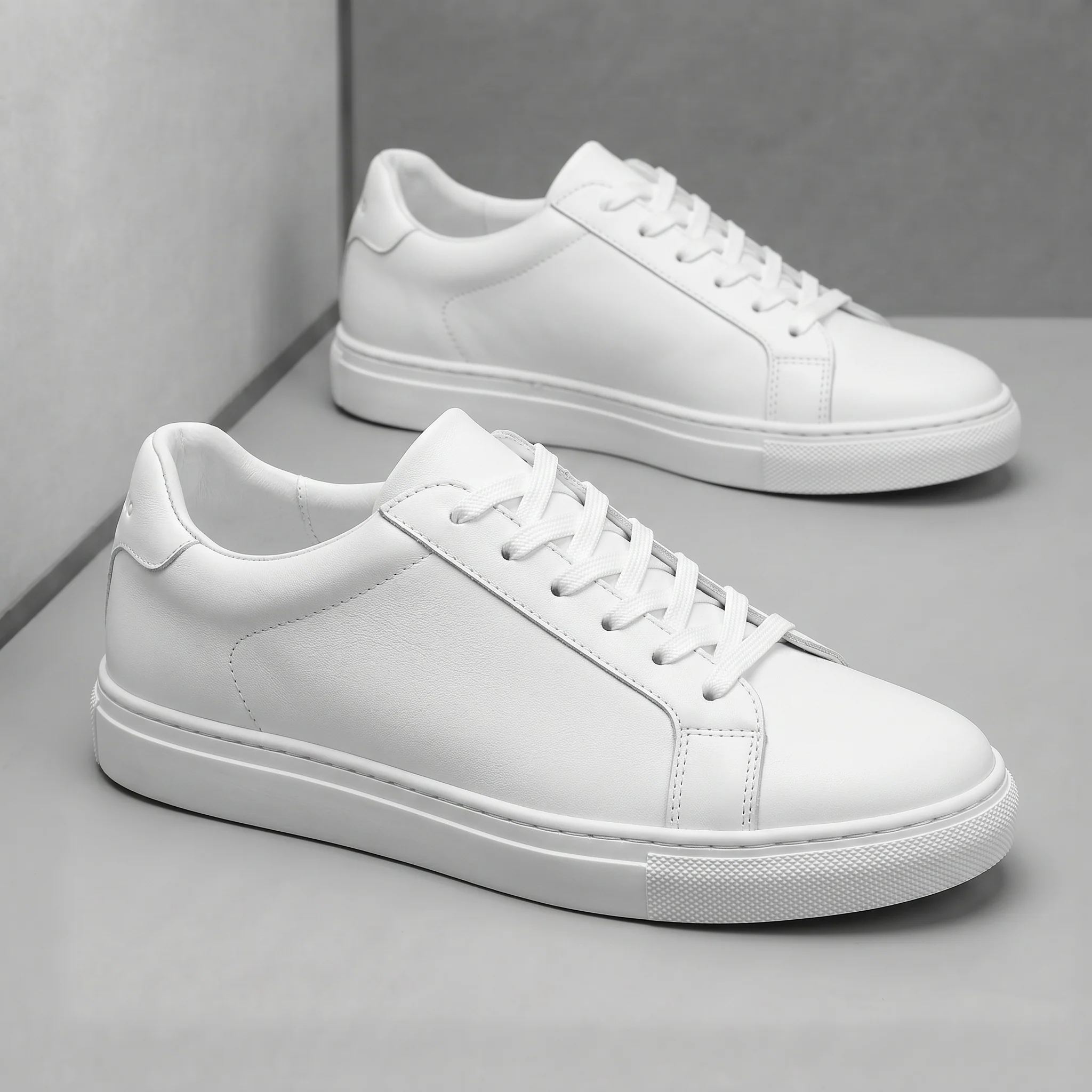 Sneakers Blanc en Cuir - Tres Confortable - Image 8